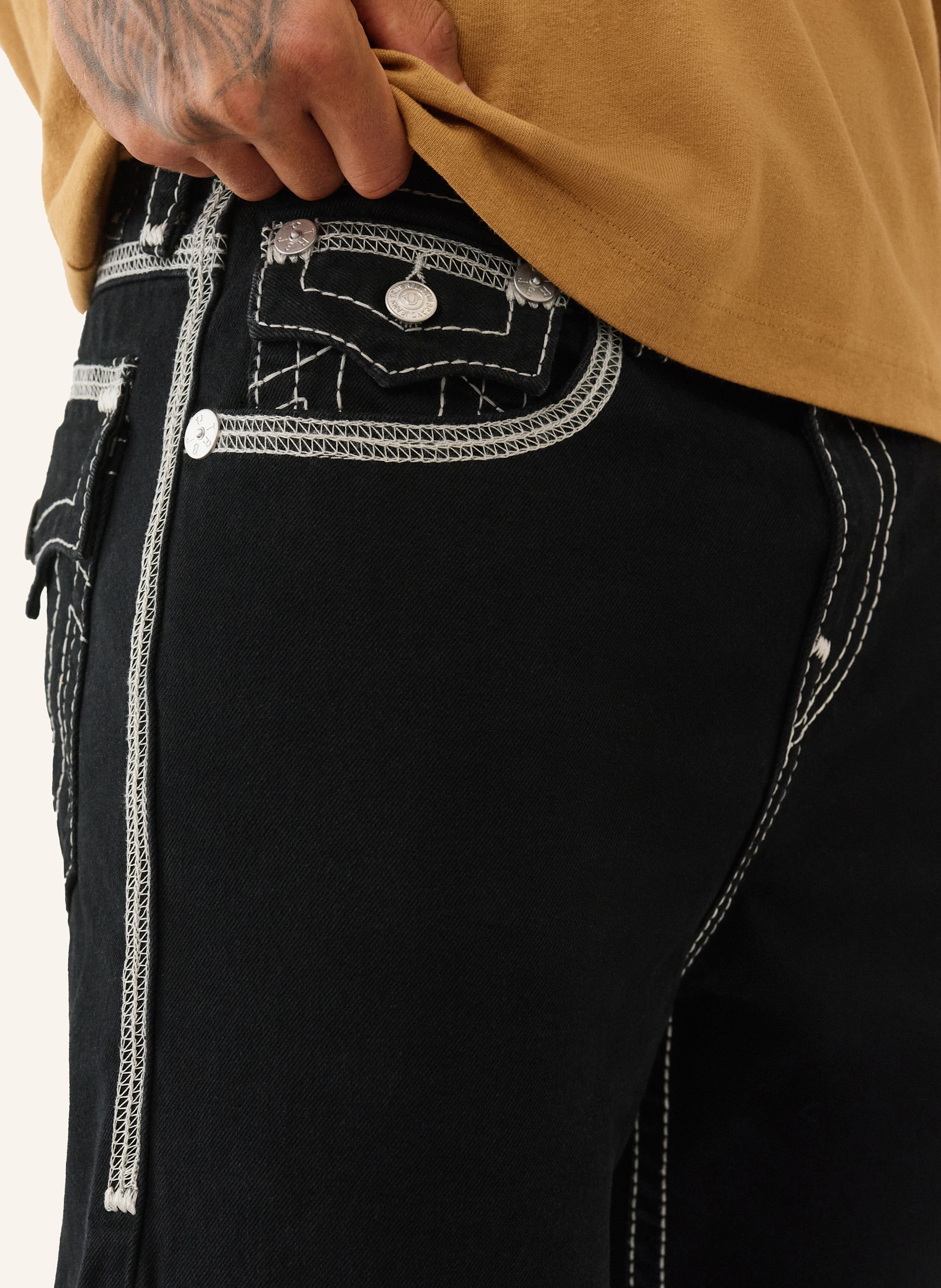 Thumbnail - True Religion Jeans Vinny Baggy schwarz