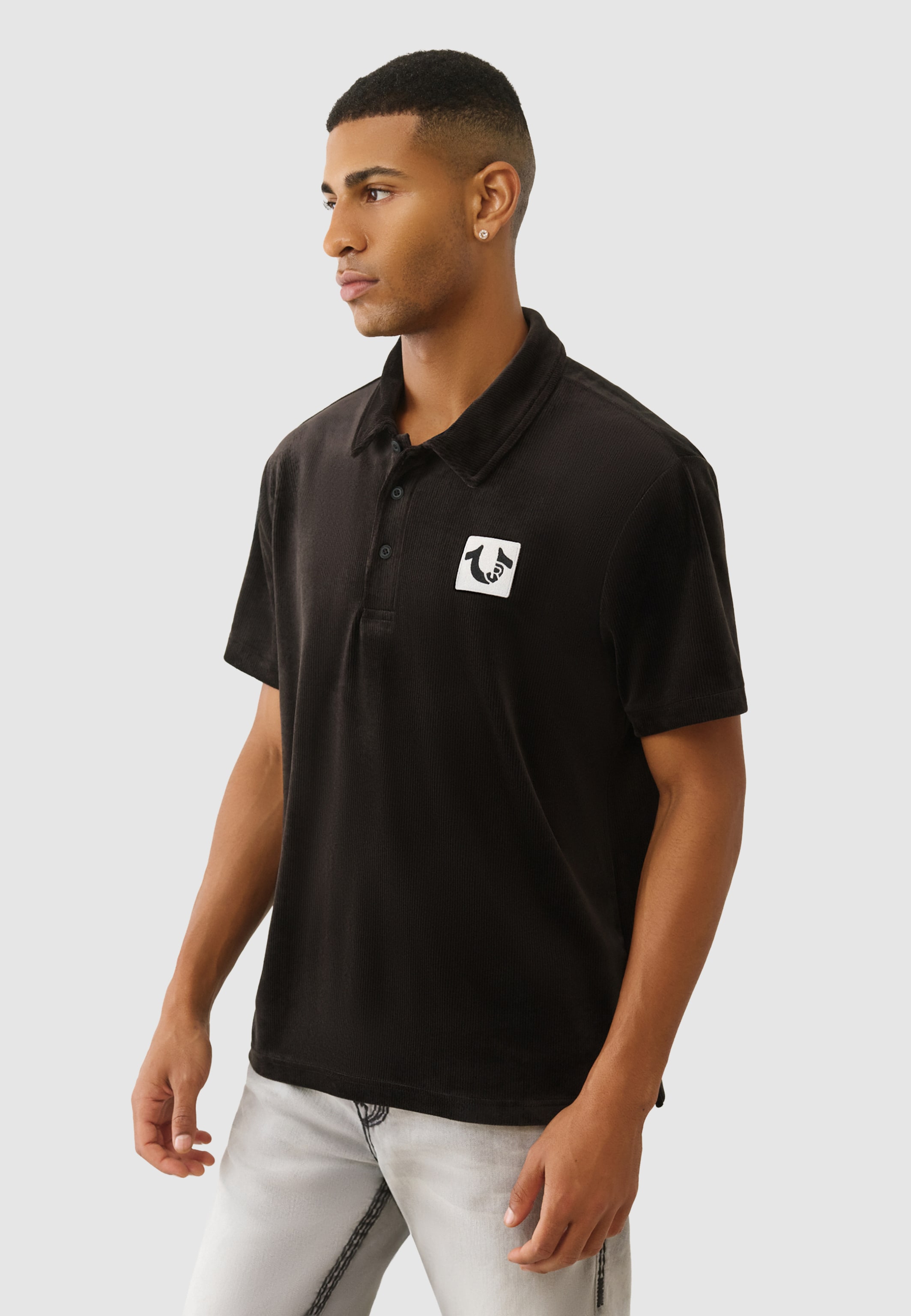 Thumbnail - True Religion Poloshirt schwarz