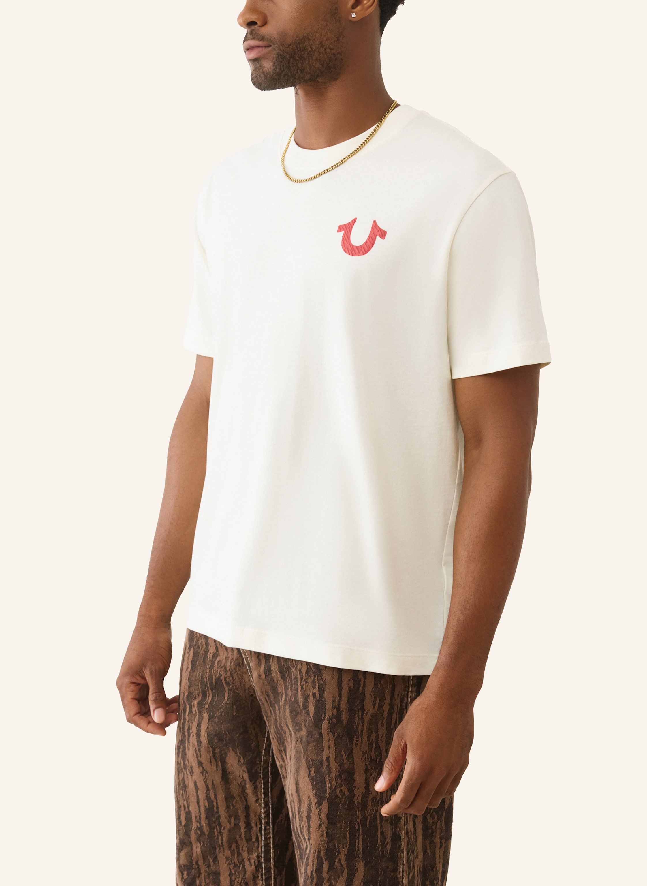 Thumbnail - True Religion T-Shirt Number weiss