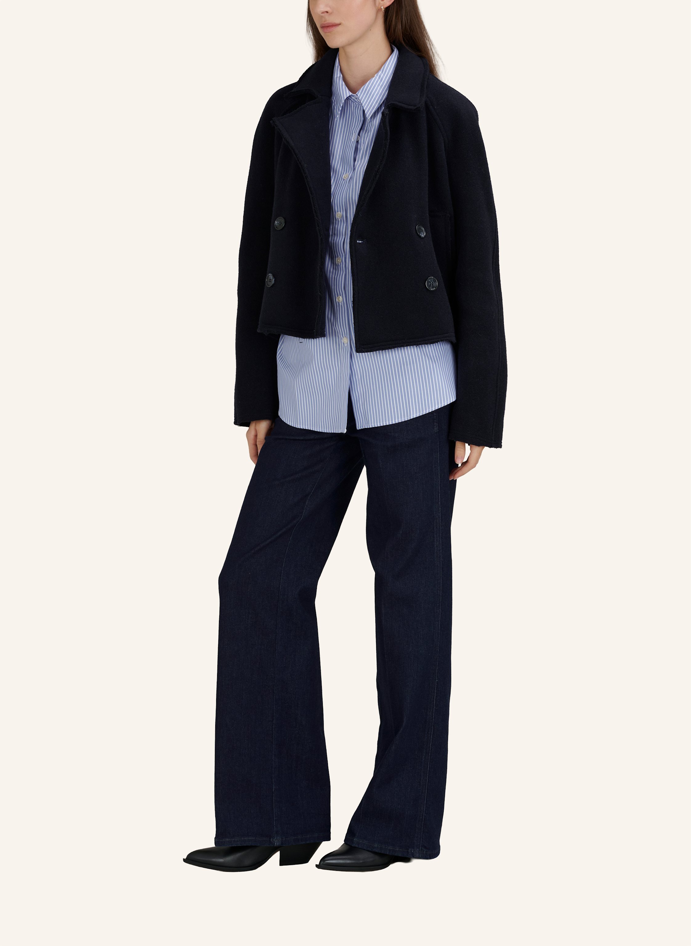 Thumbnail - True Religion Trench-Jacke blau