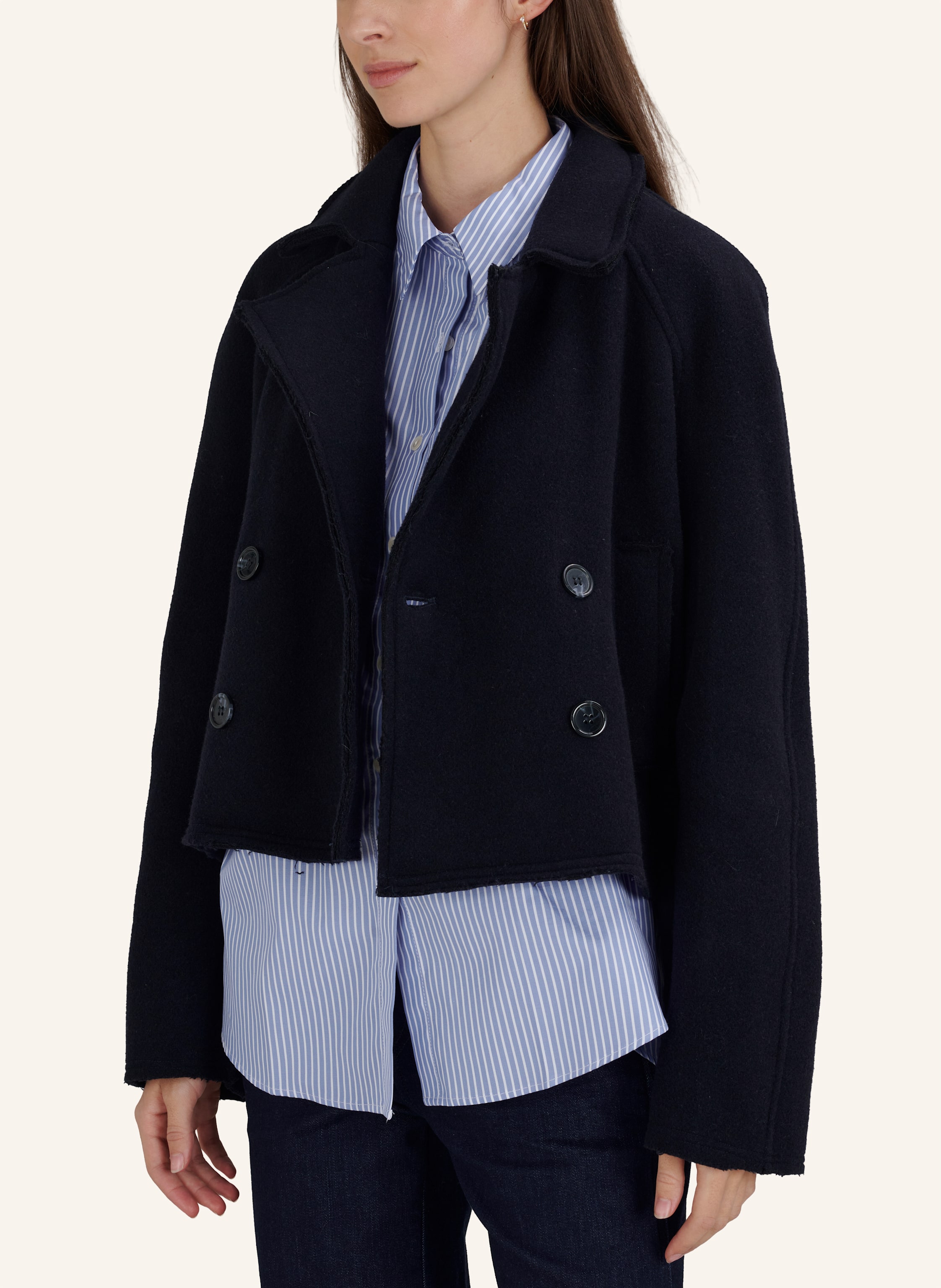 Thumbnail - True Religion Trench-Jacke blau