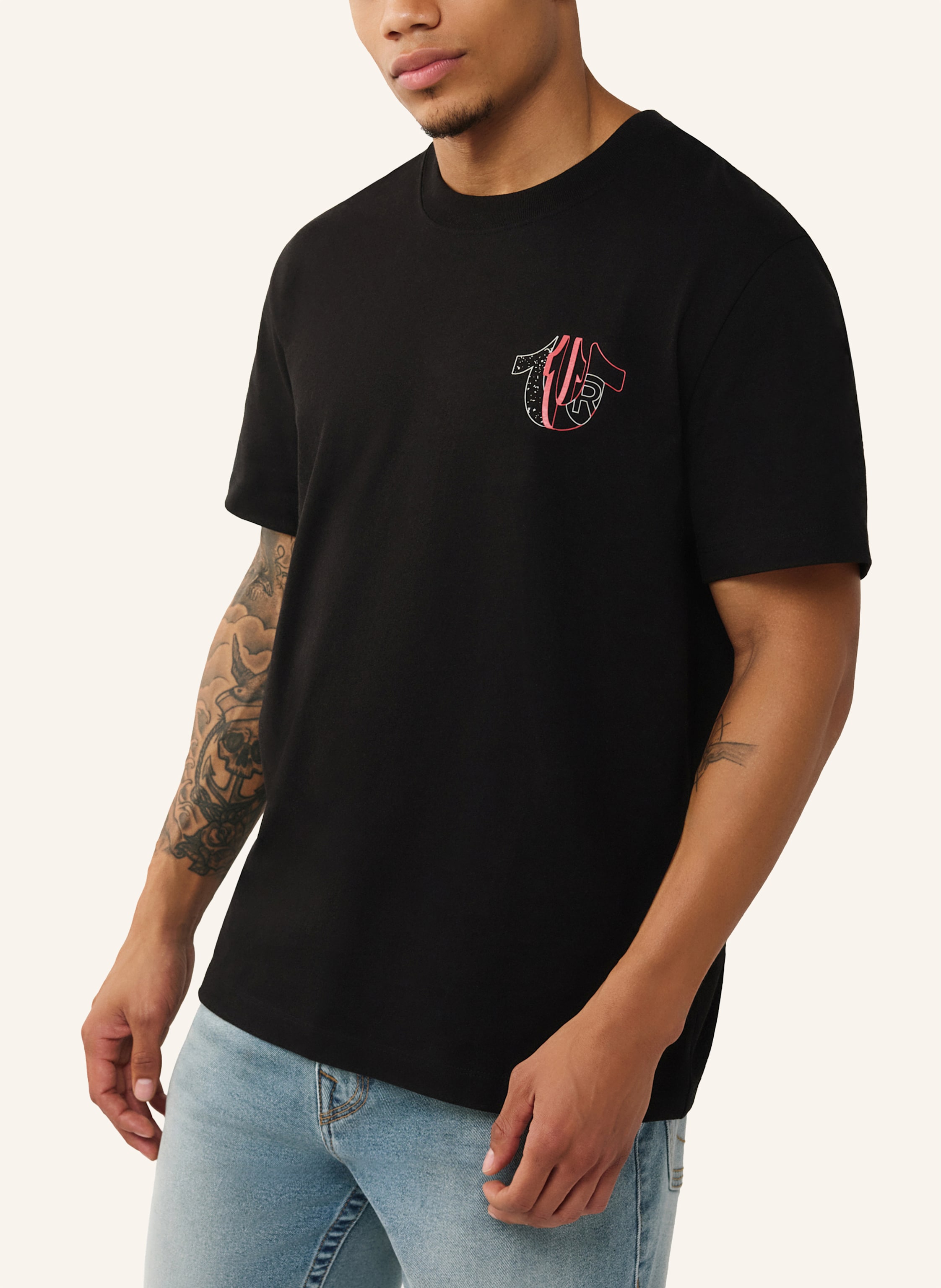 Thumbnail - True Religion T-Shirt Spec schwarz