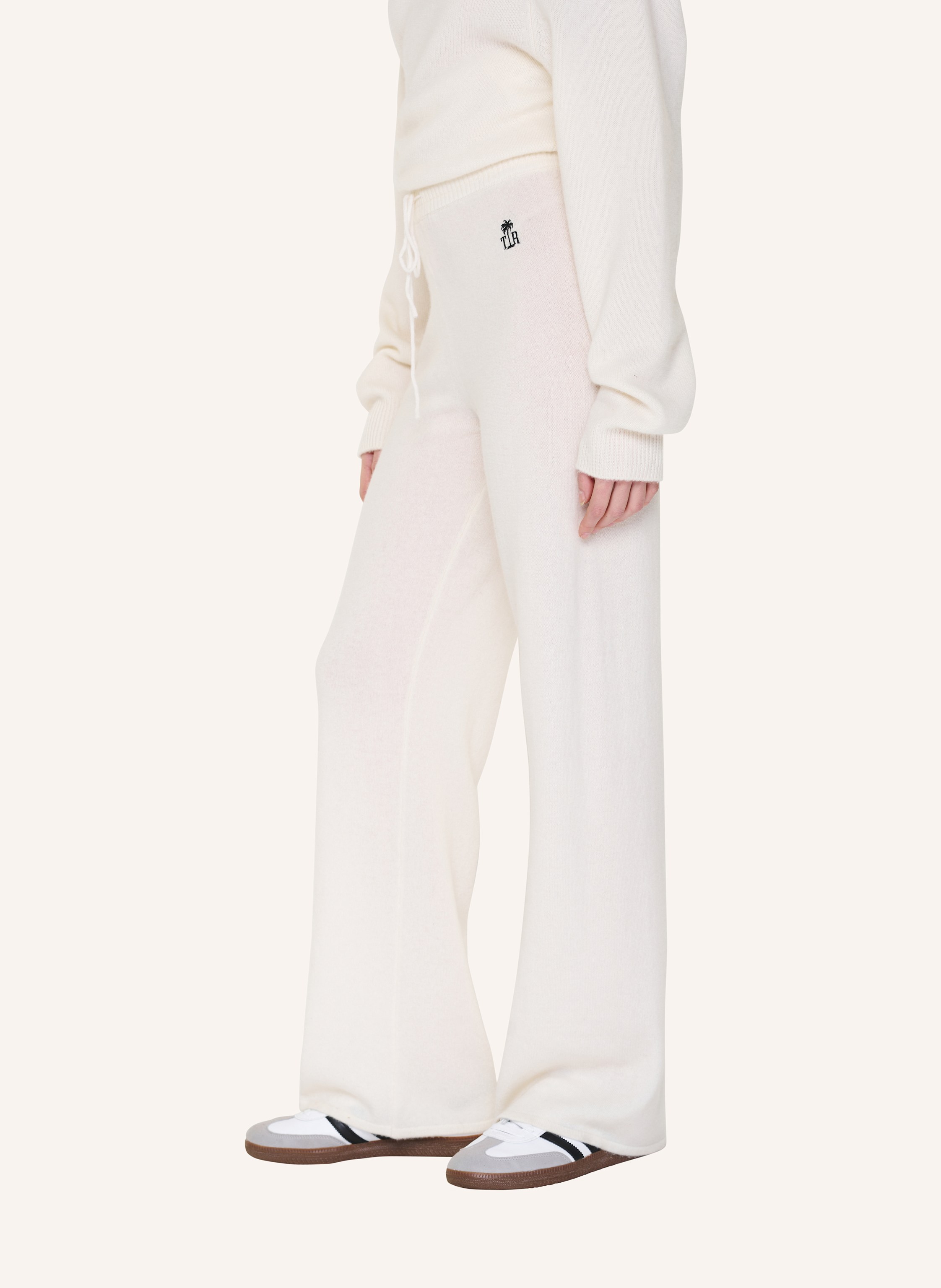 Thumbnail - True Religion Strickhose beige