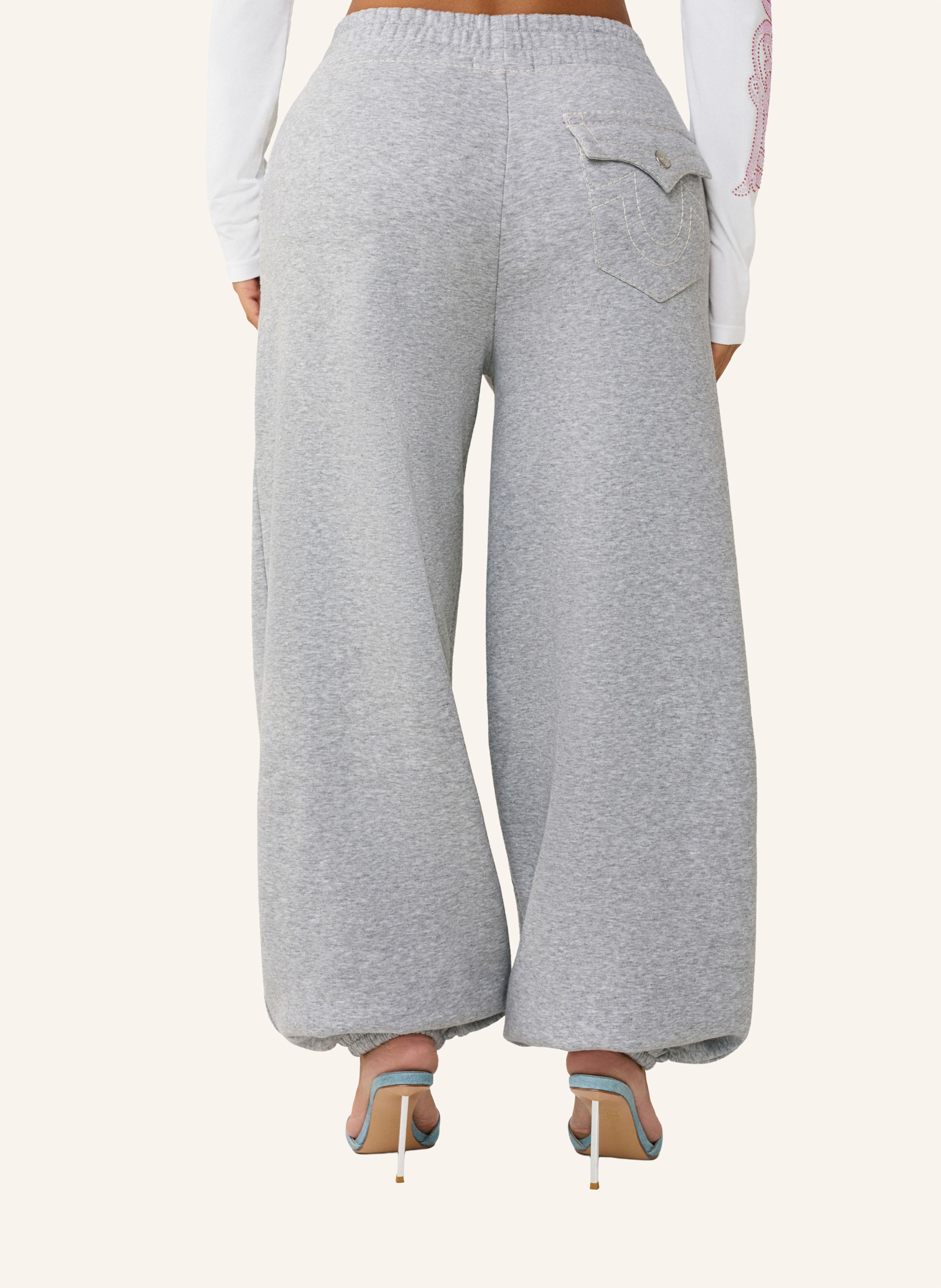 Thumbnail - True Religion Baggy-Jogger Crystal grau