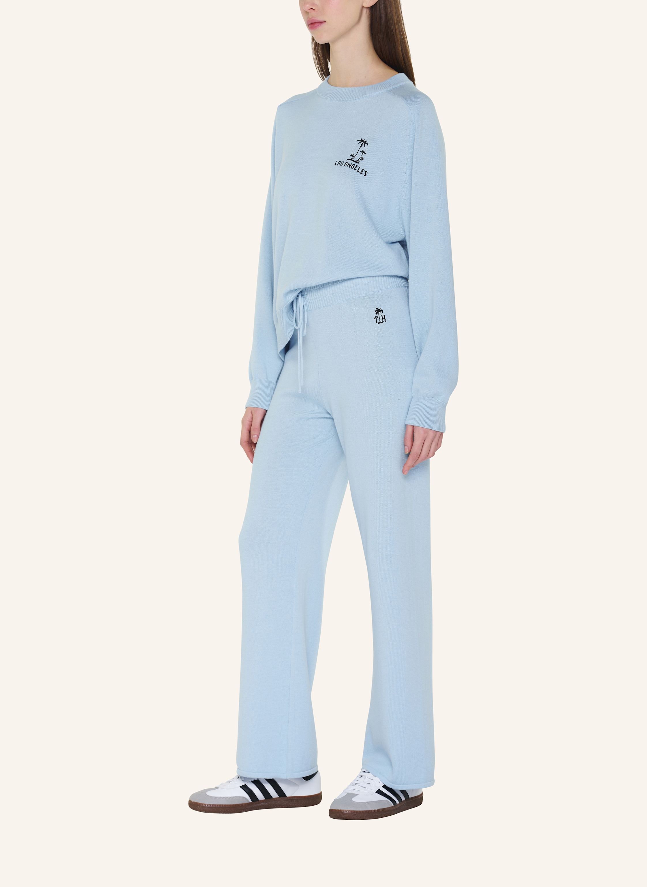 Thumbnail - True Religion Strickhose blau