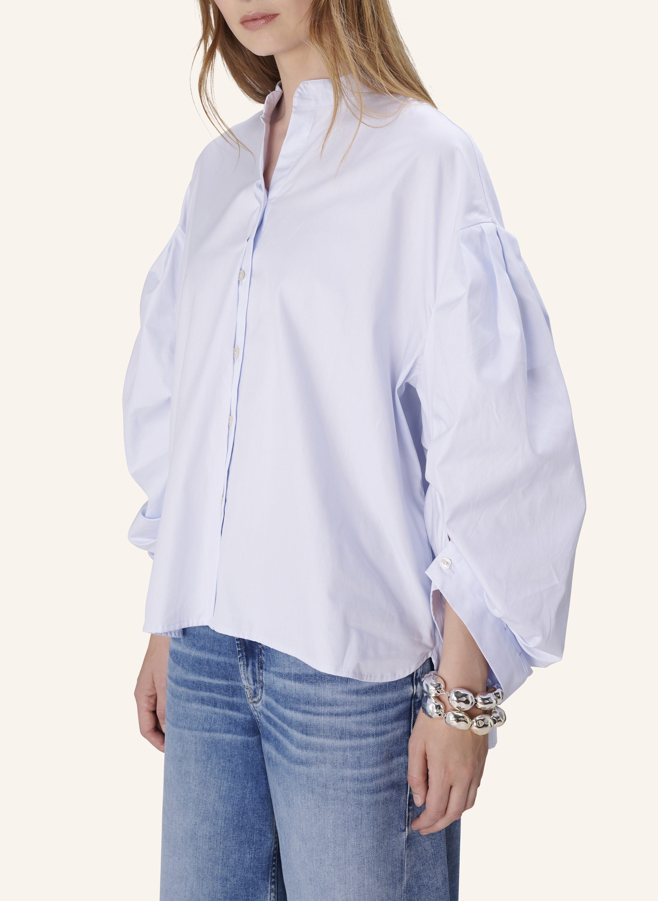 Thumbnail - True Religion Bluse Vicky grau