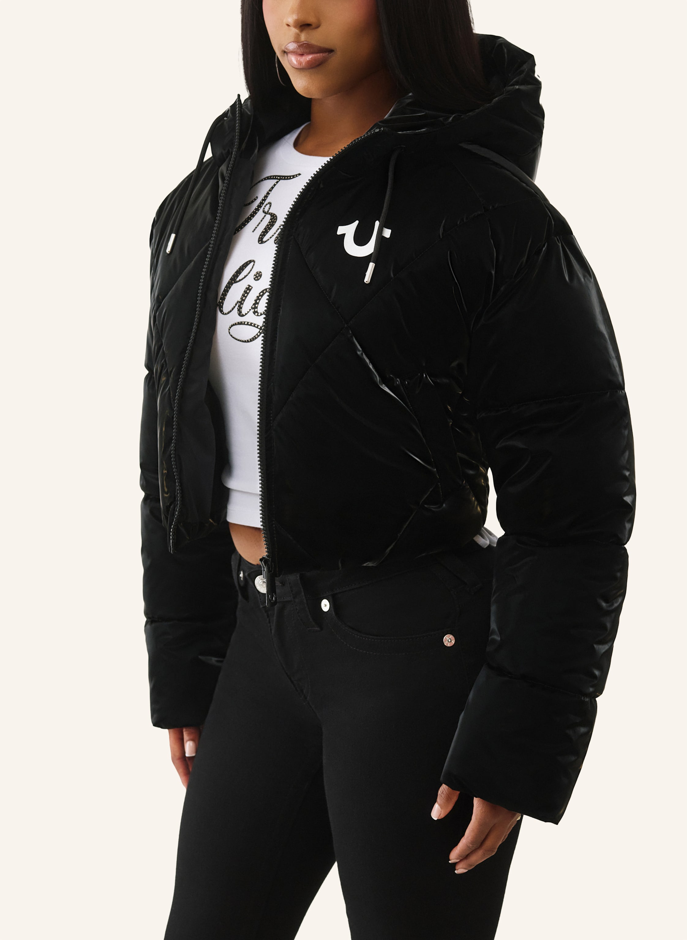 Thumbnail - True Religion Jacke schwarz