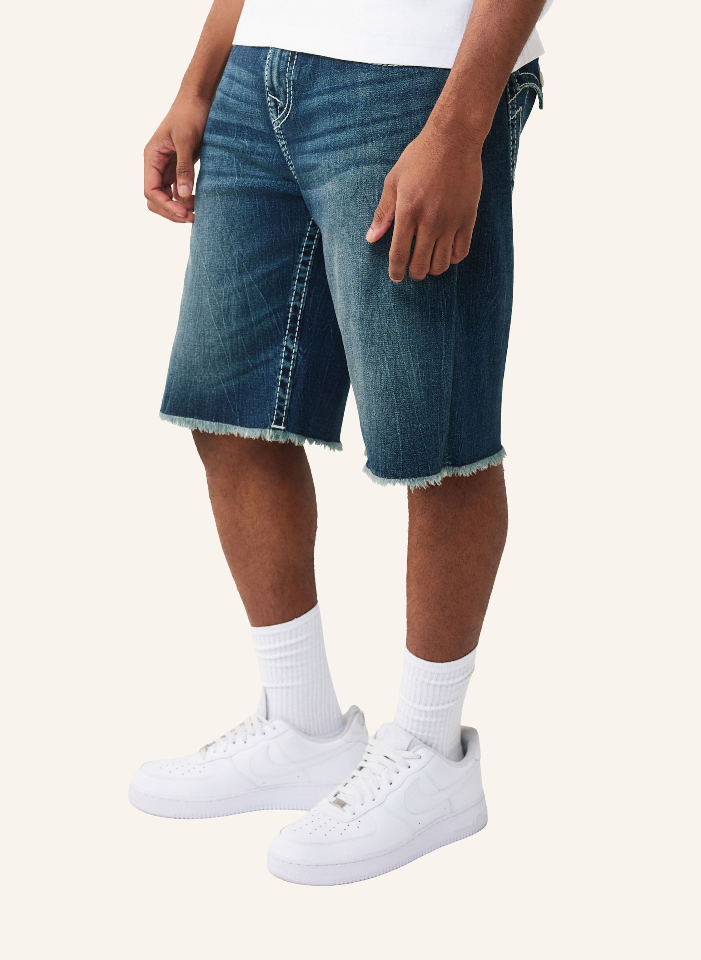 Thumbnail - True Religion Jeansshorts Vinny blau
