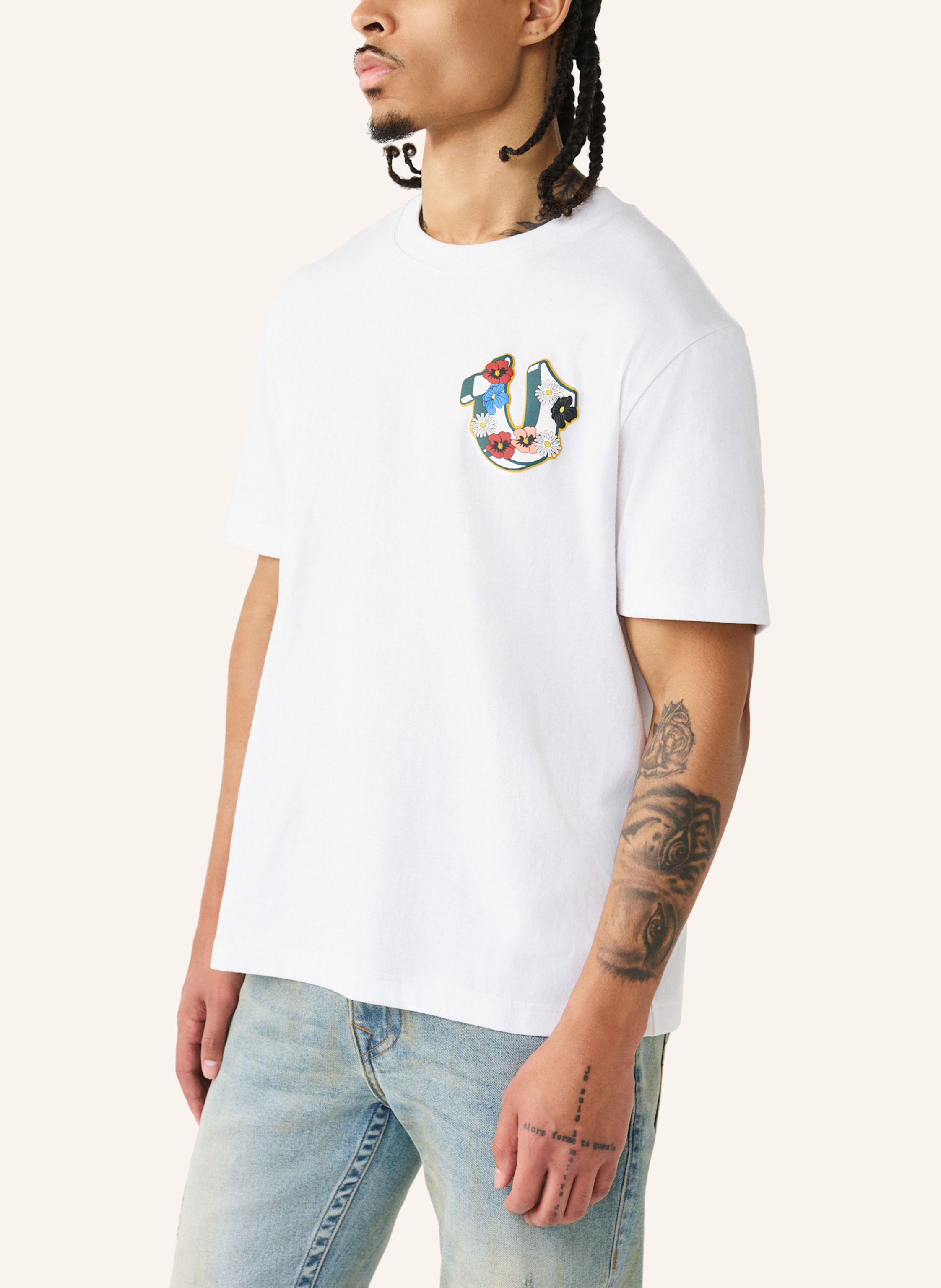Thumbnail - True Religion T-Shirt Garden weiss