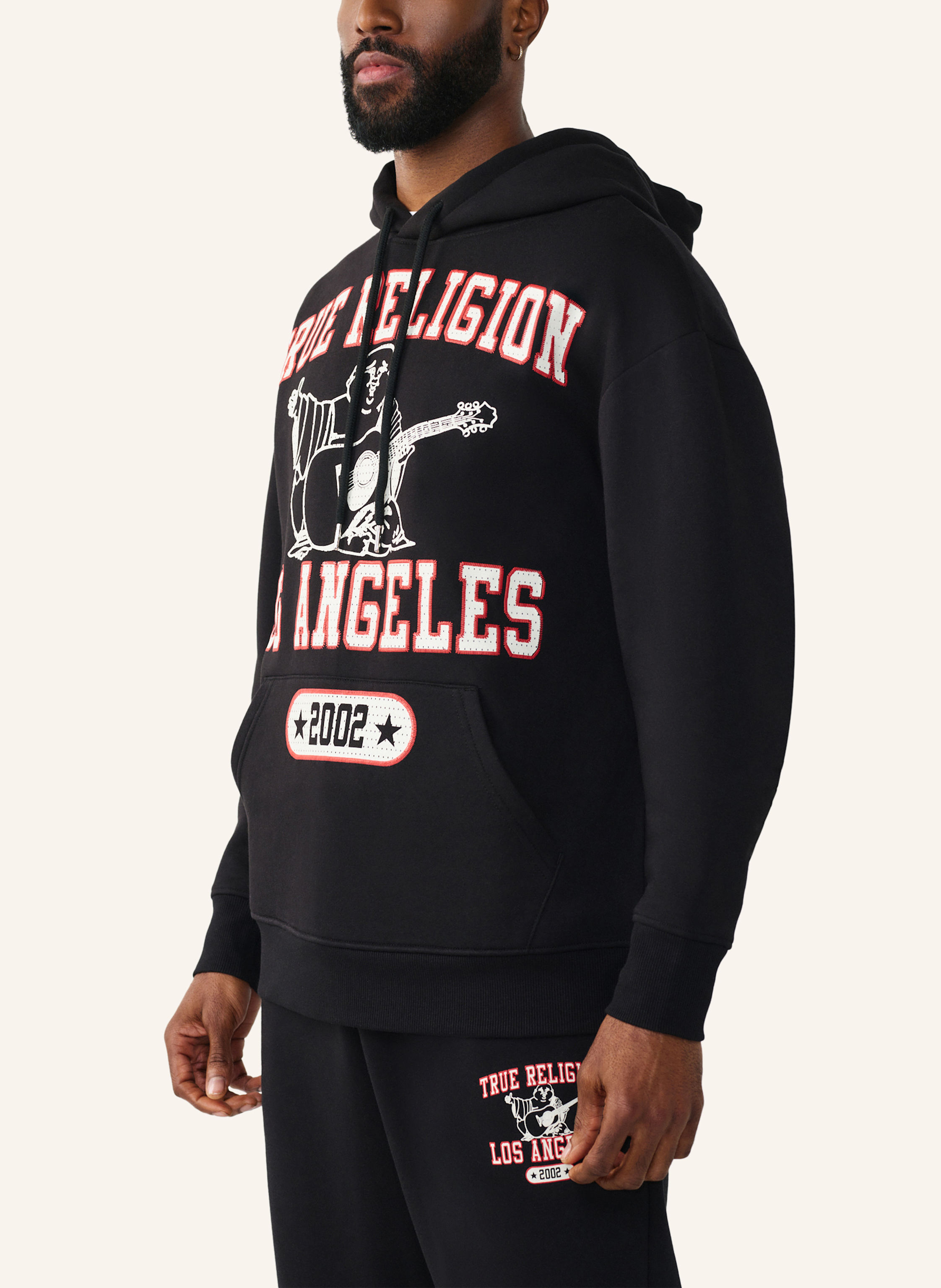 Thumbnail - True Religion Hoddie Buddha schwarz