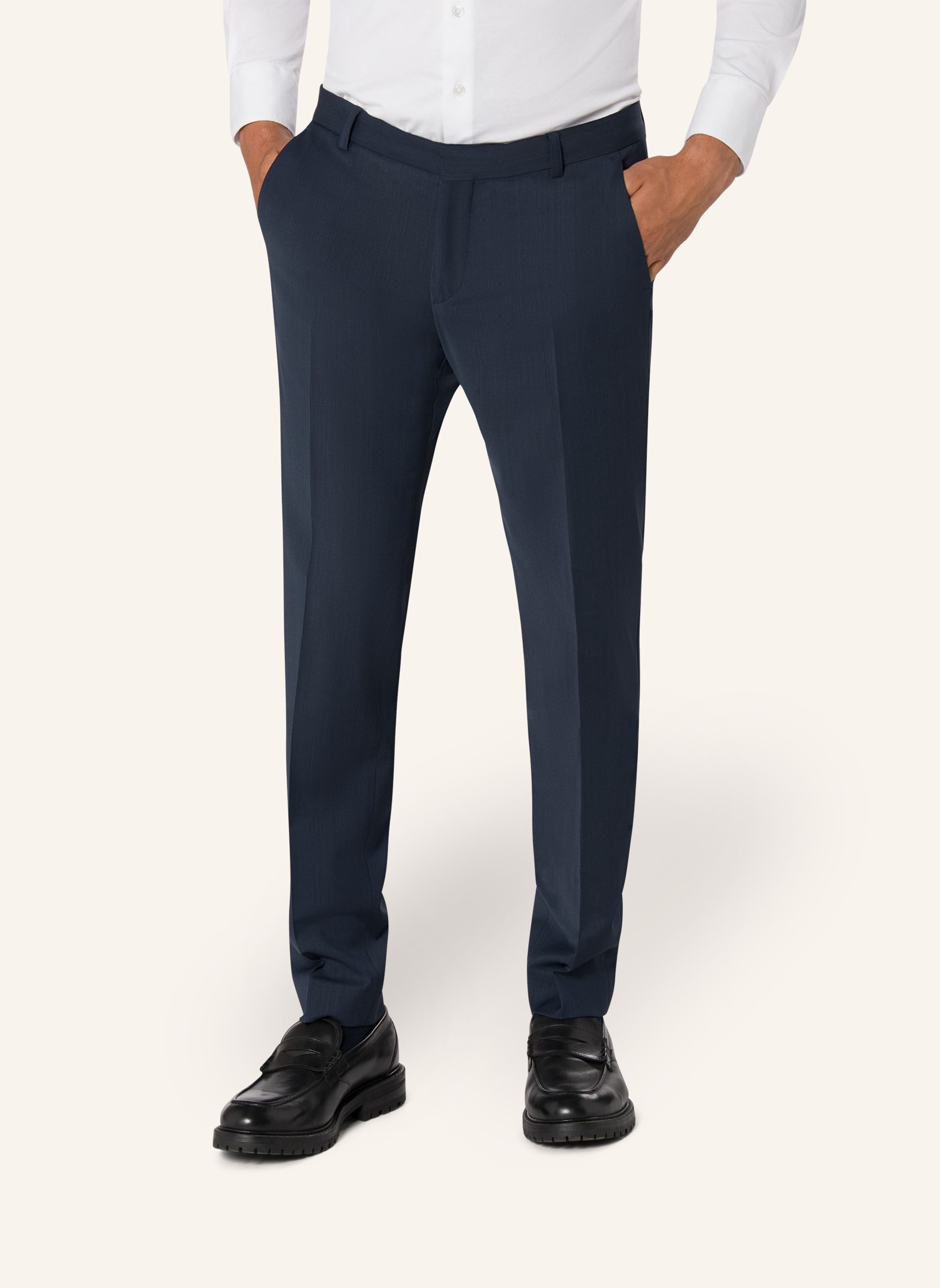 Thumbnail - Benvenuto Anzughose Iago Slim Fit blau