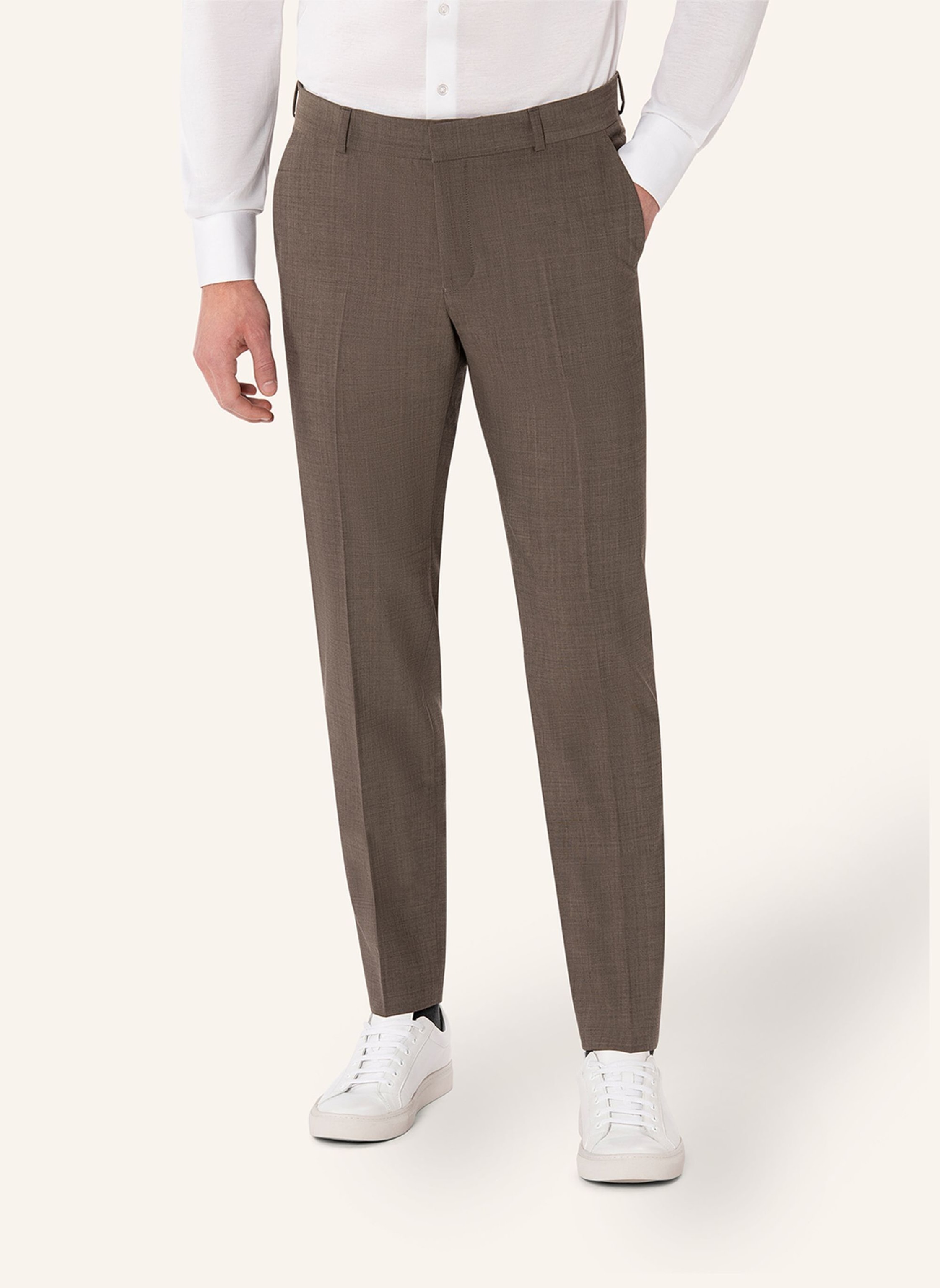 Thumbnail - Benvenuto Anzughose Iago Slim Fit braun