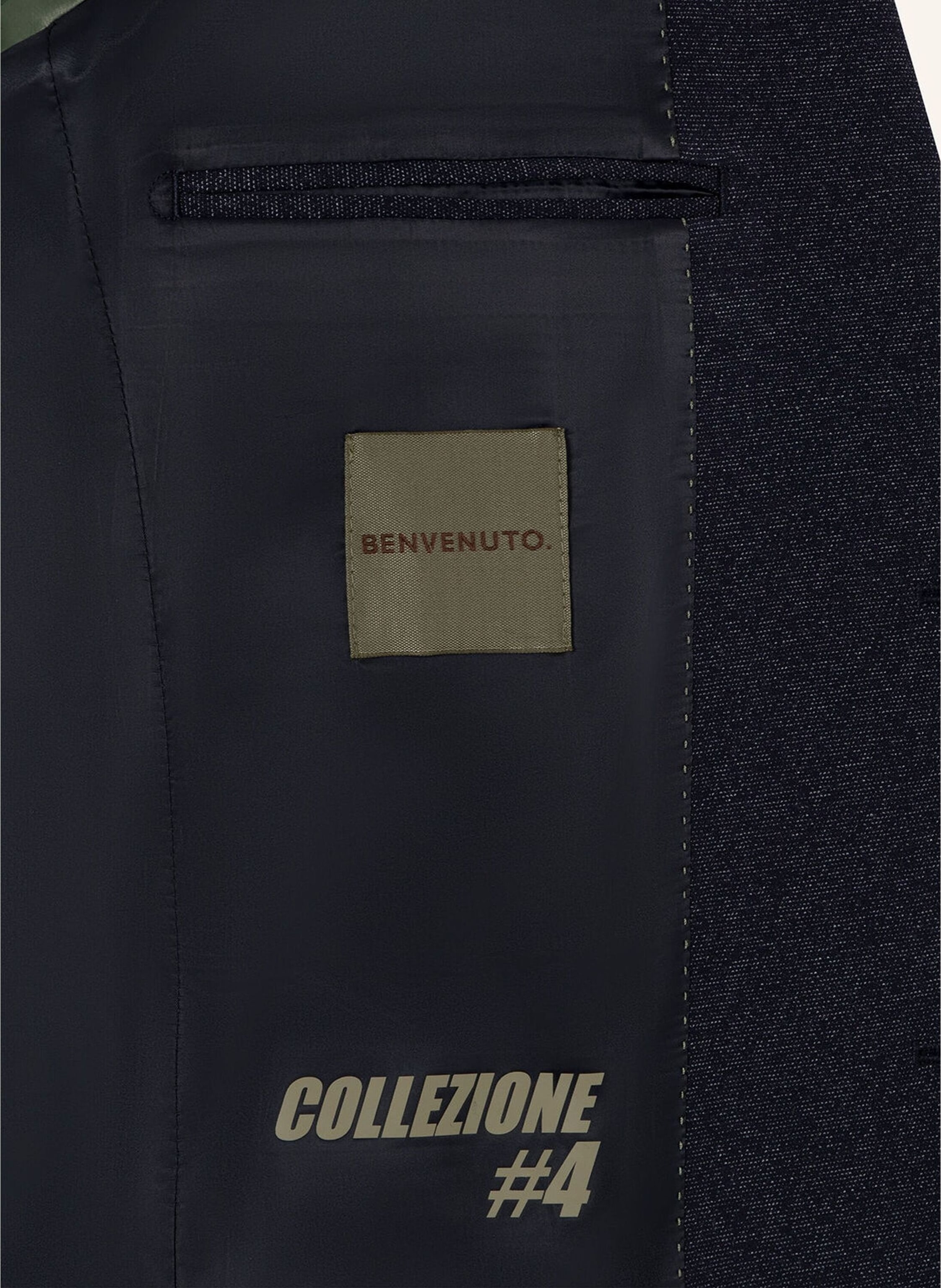 Thumbnail - Benvenuto Anzugsakko Mattheo Modern Fit blau