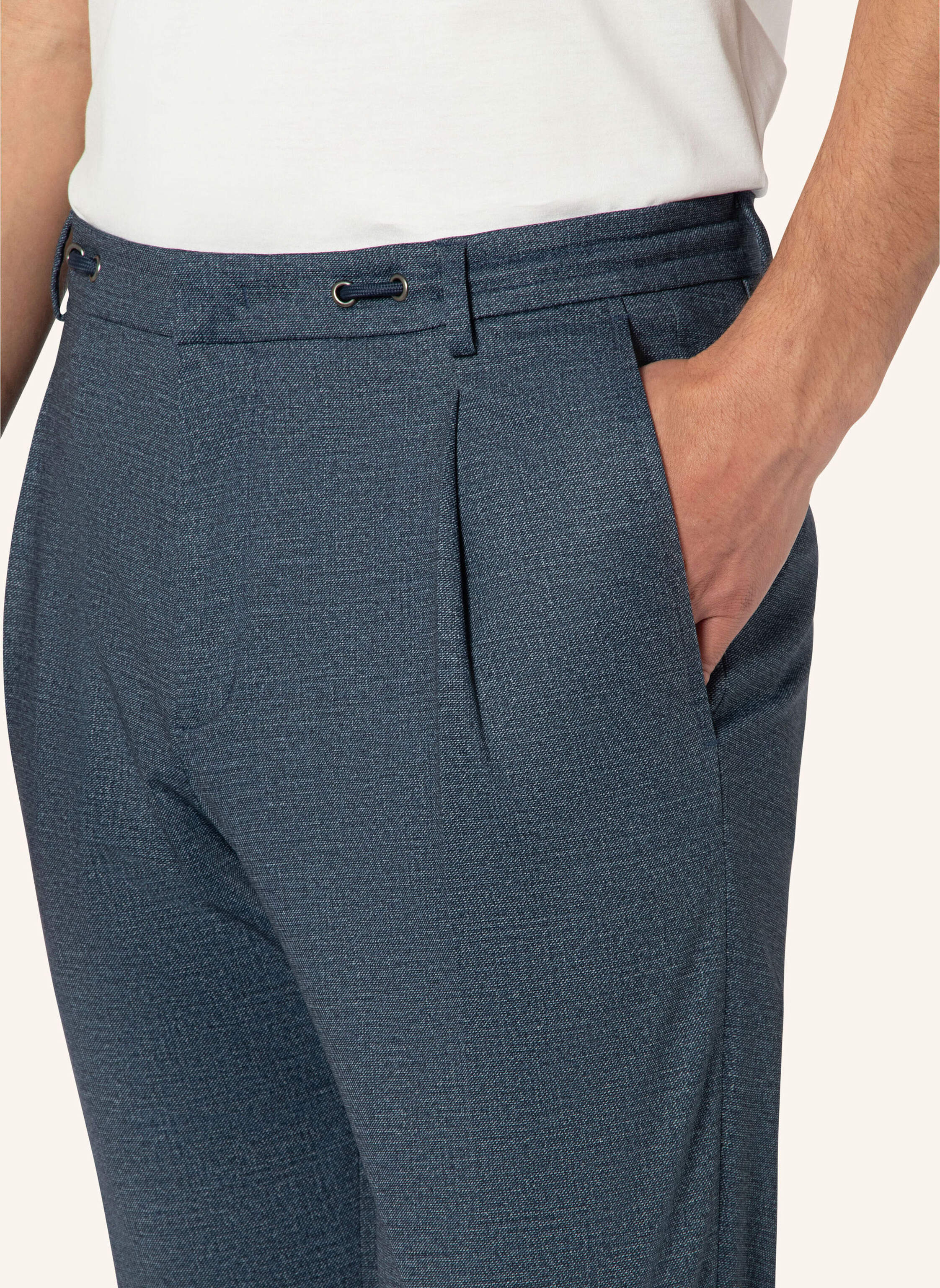 Thumbnail - Benvenuto Hose Matteo Torino Modern Fit blau