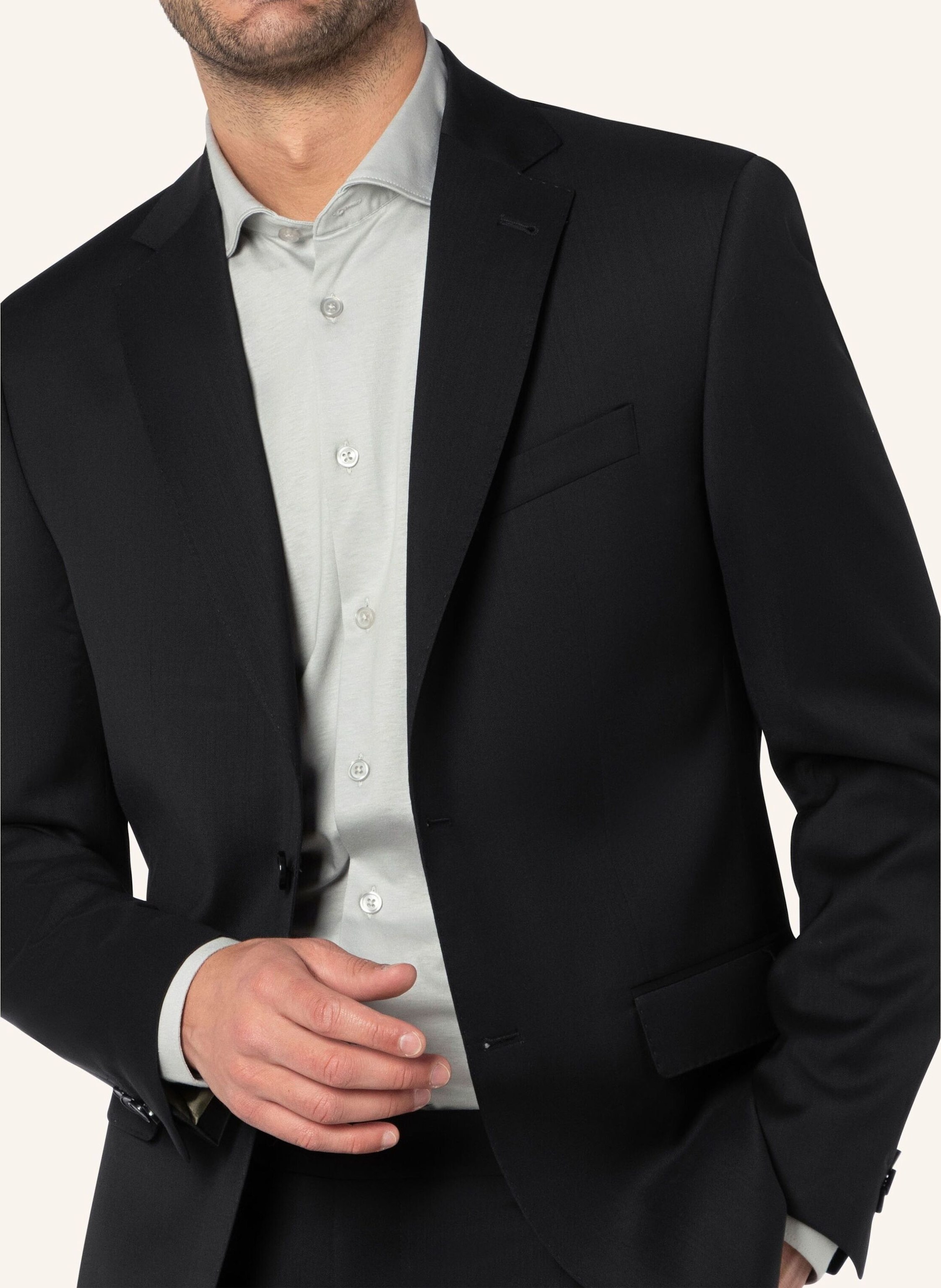 Thumbnail - Benvenuto Anzugsakko Romeo Slim Fit schwarz