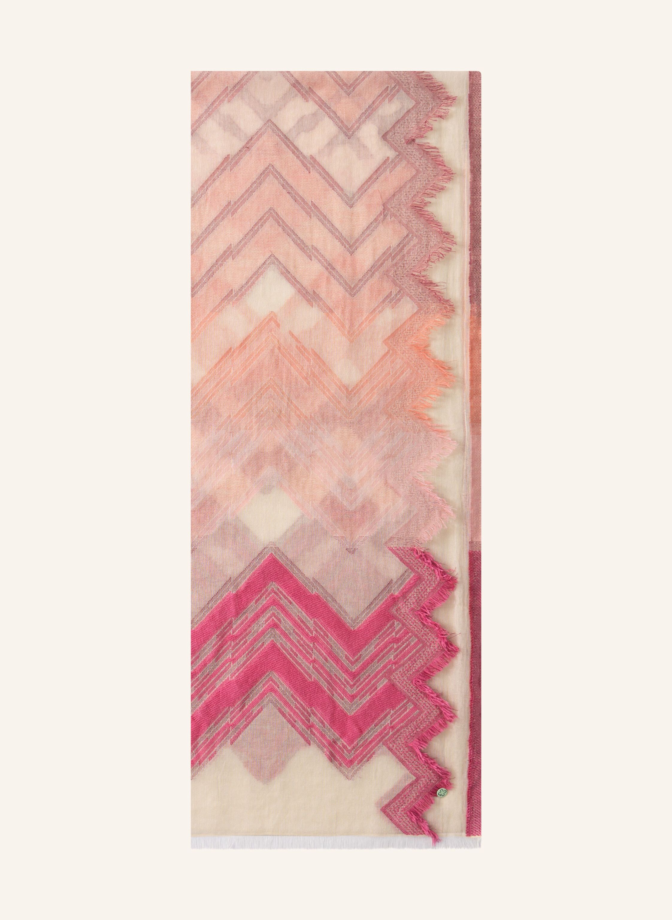 Codello Jacquard-Schal weiss