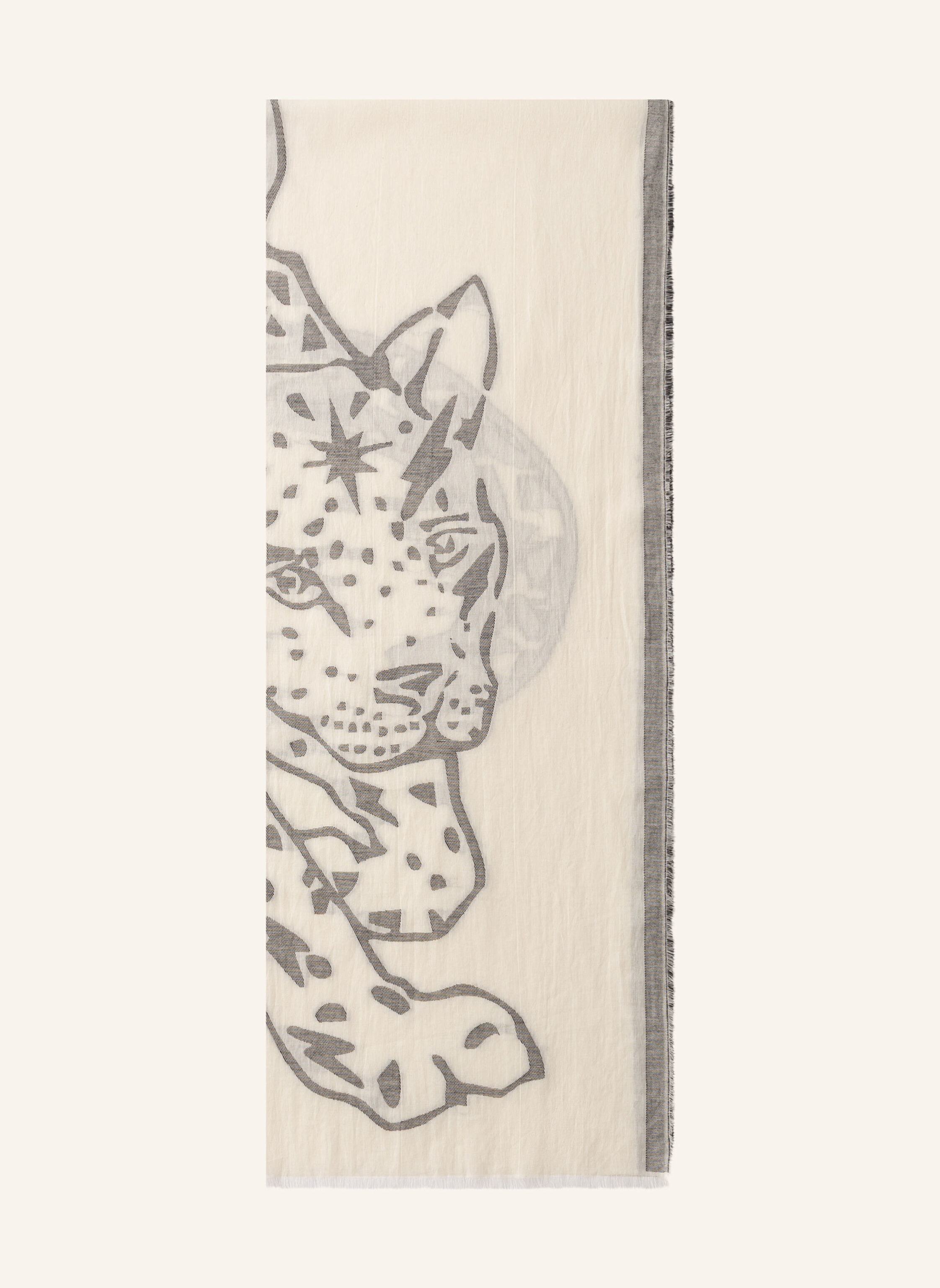 Codello Jacquard-Schal weiss