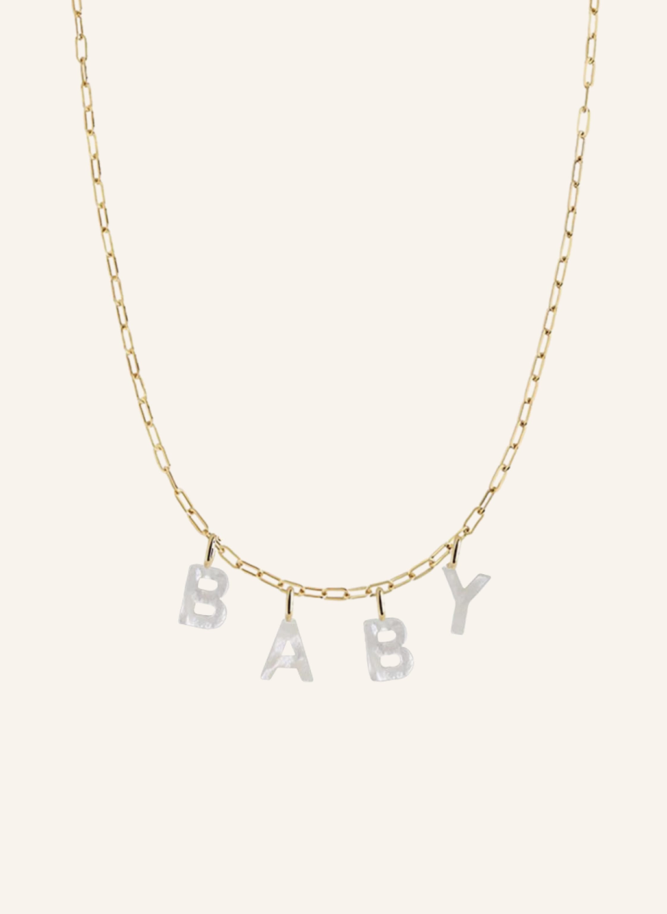 Maria Black Kette Baby Necklace By Glambou gold