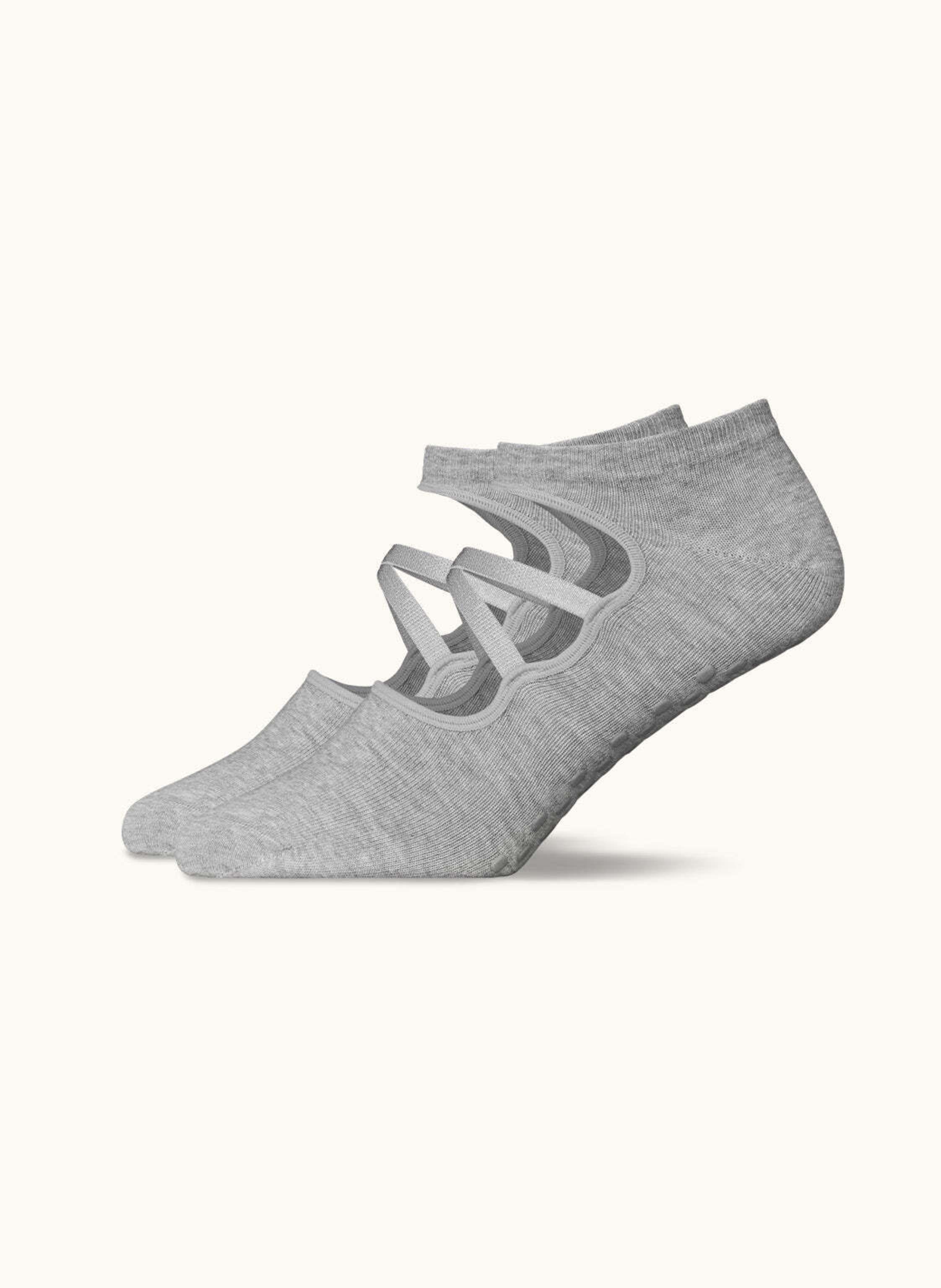 Thumbnail - Snocks Pilates Socken Mit Riemchen schwarz