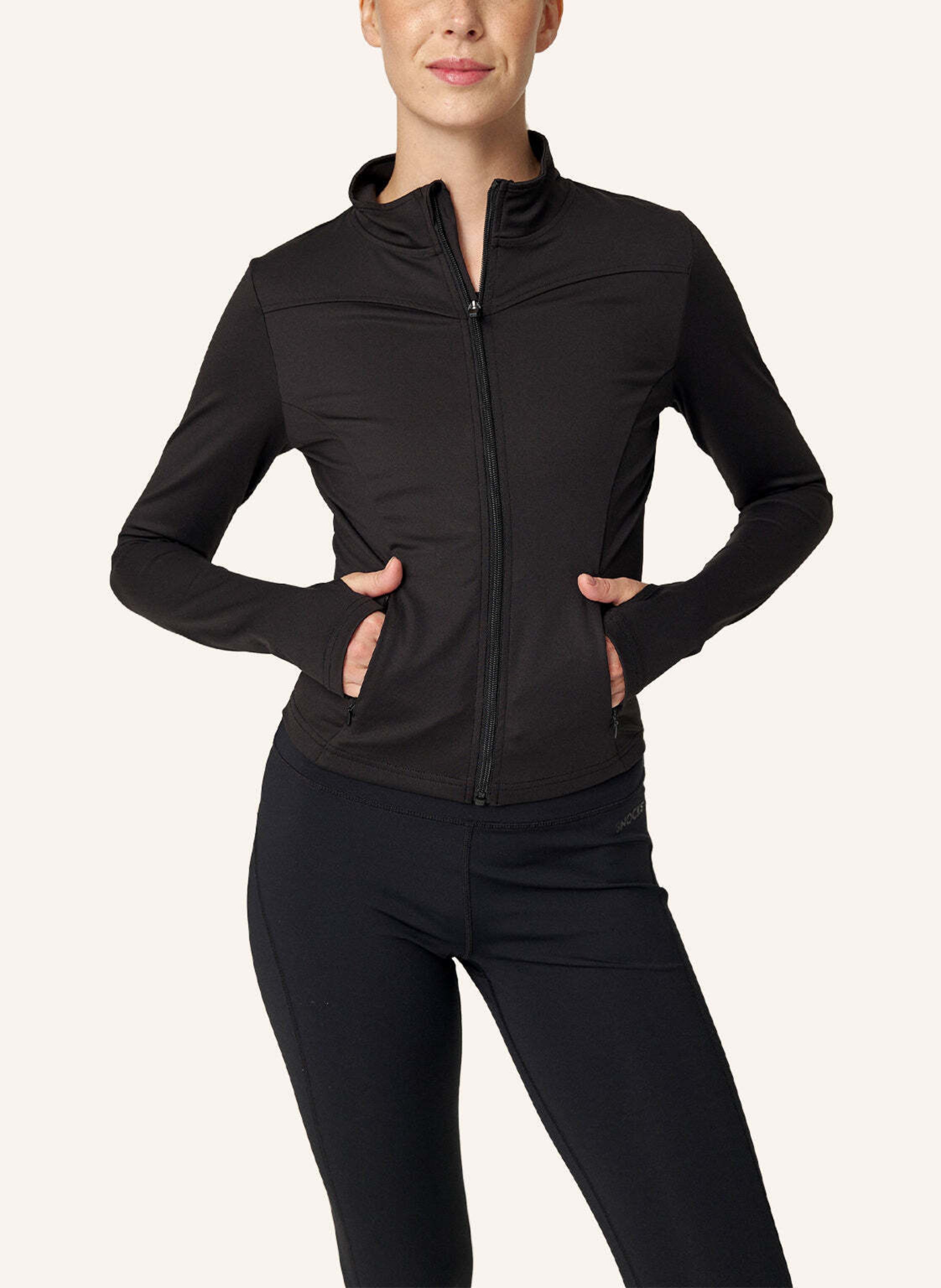 Thumbnail - Snocks Sportjacke Damen Mit Reißverschluss schwarz