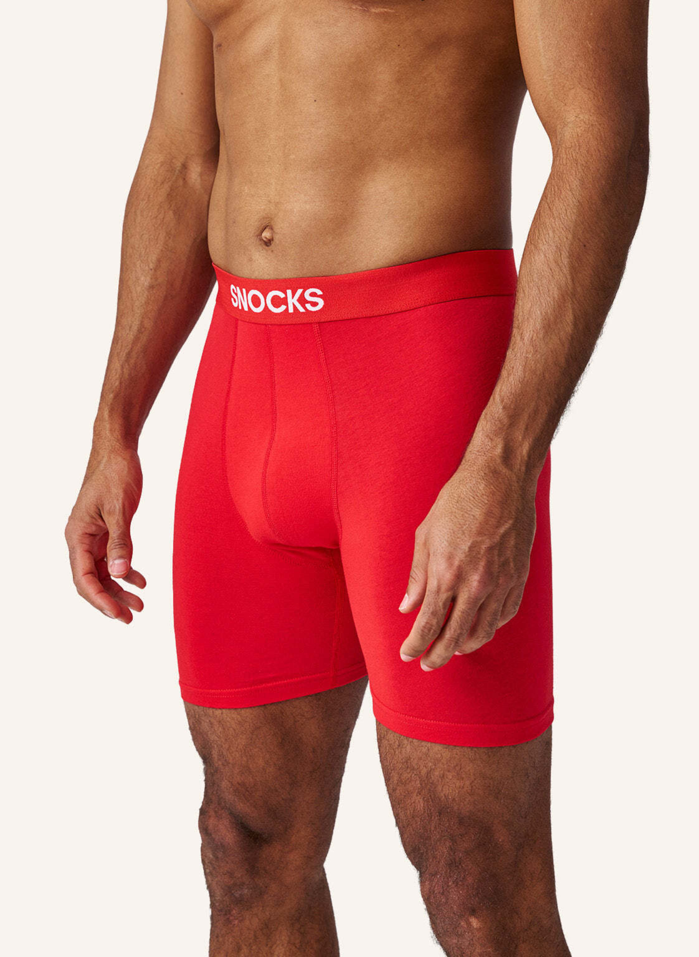 Thumbnail - Snocks Lange Boxershorts rosa