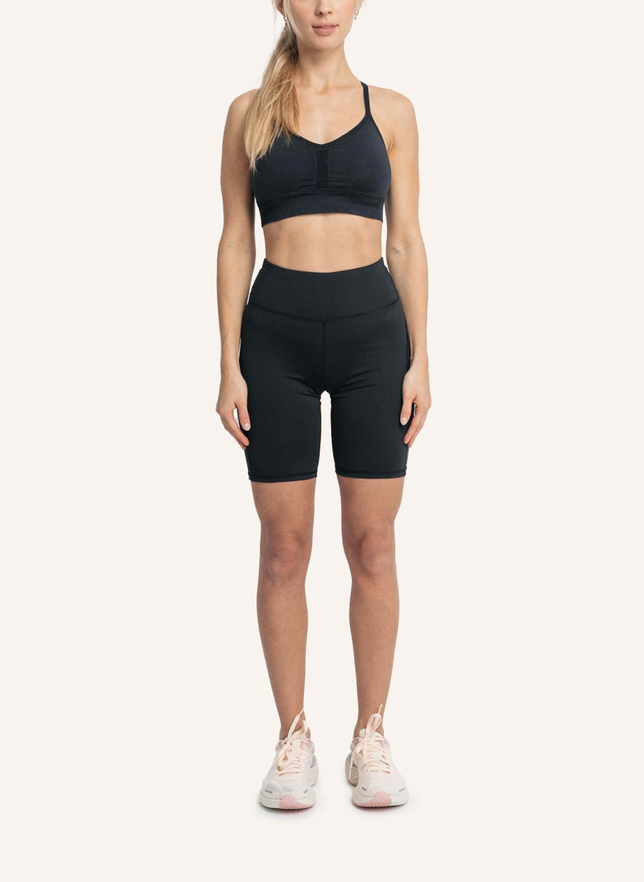 Thumbnail - Snocks High Waist Radler Hose schwarz