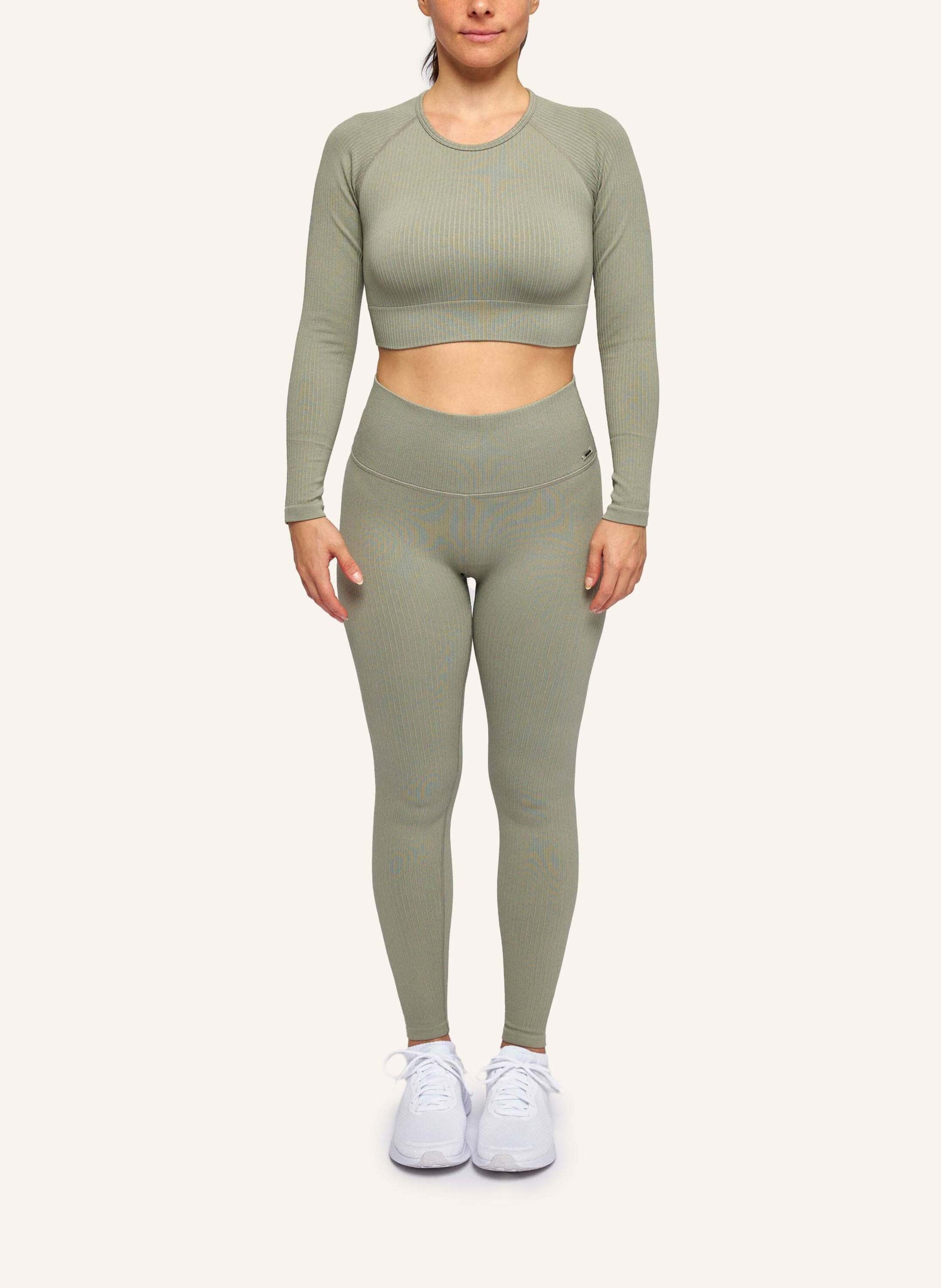 Thumbnail - Snocks Gerippte Leggings gruen