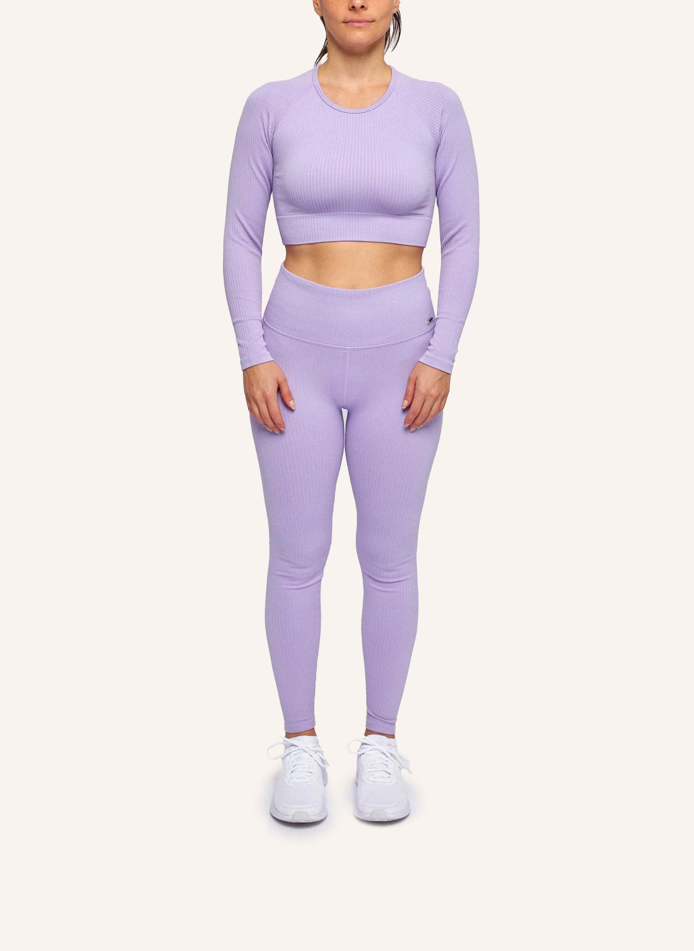Thumbnail - Snocks Gerippte Leggings lila