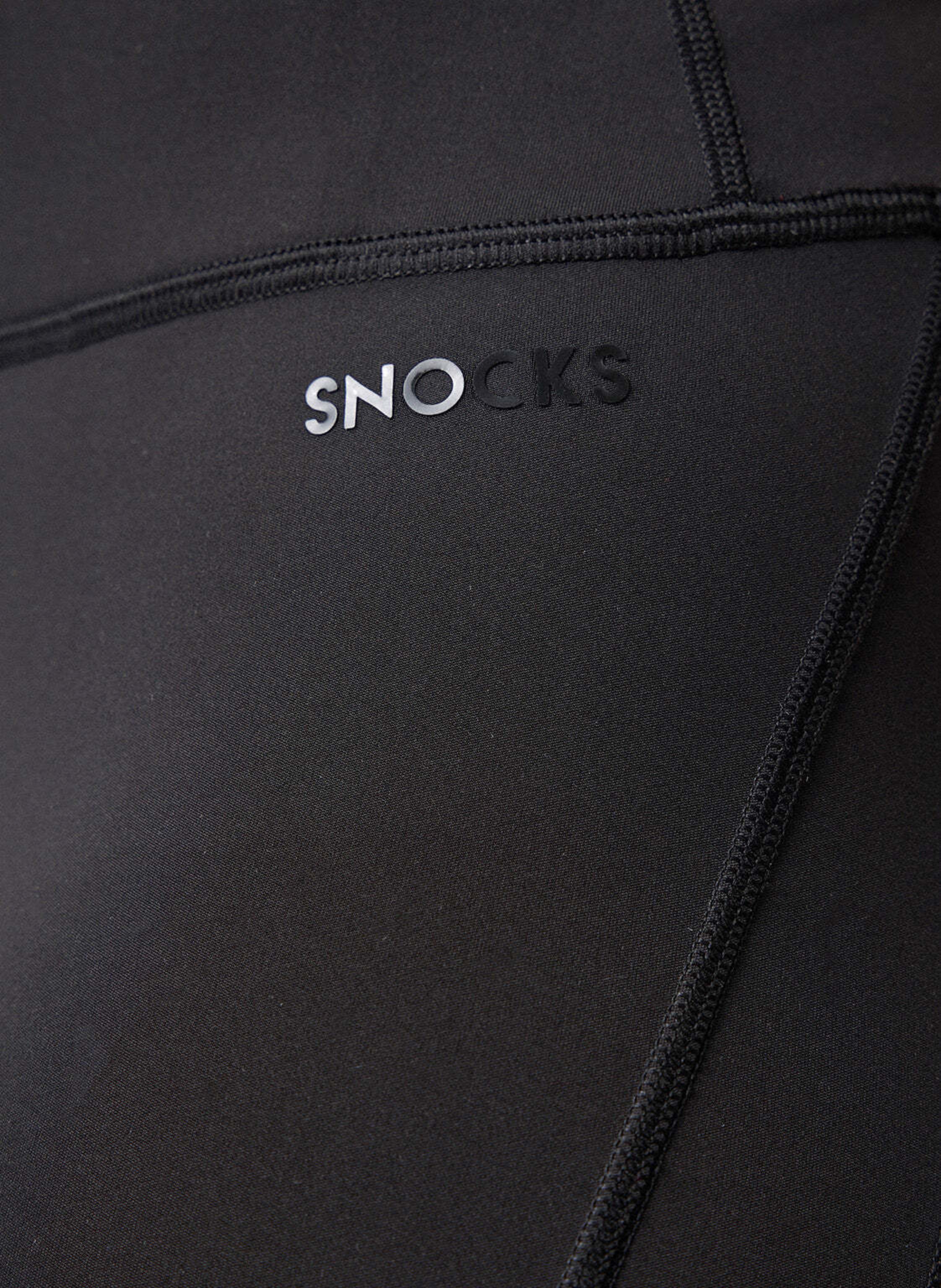 Thumbnail - Snocks High Waist Leggings Mesh schwarz