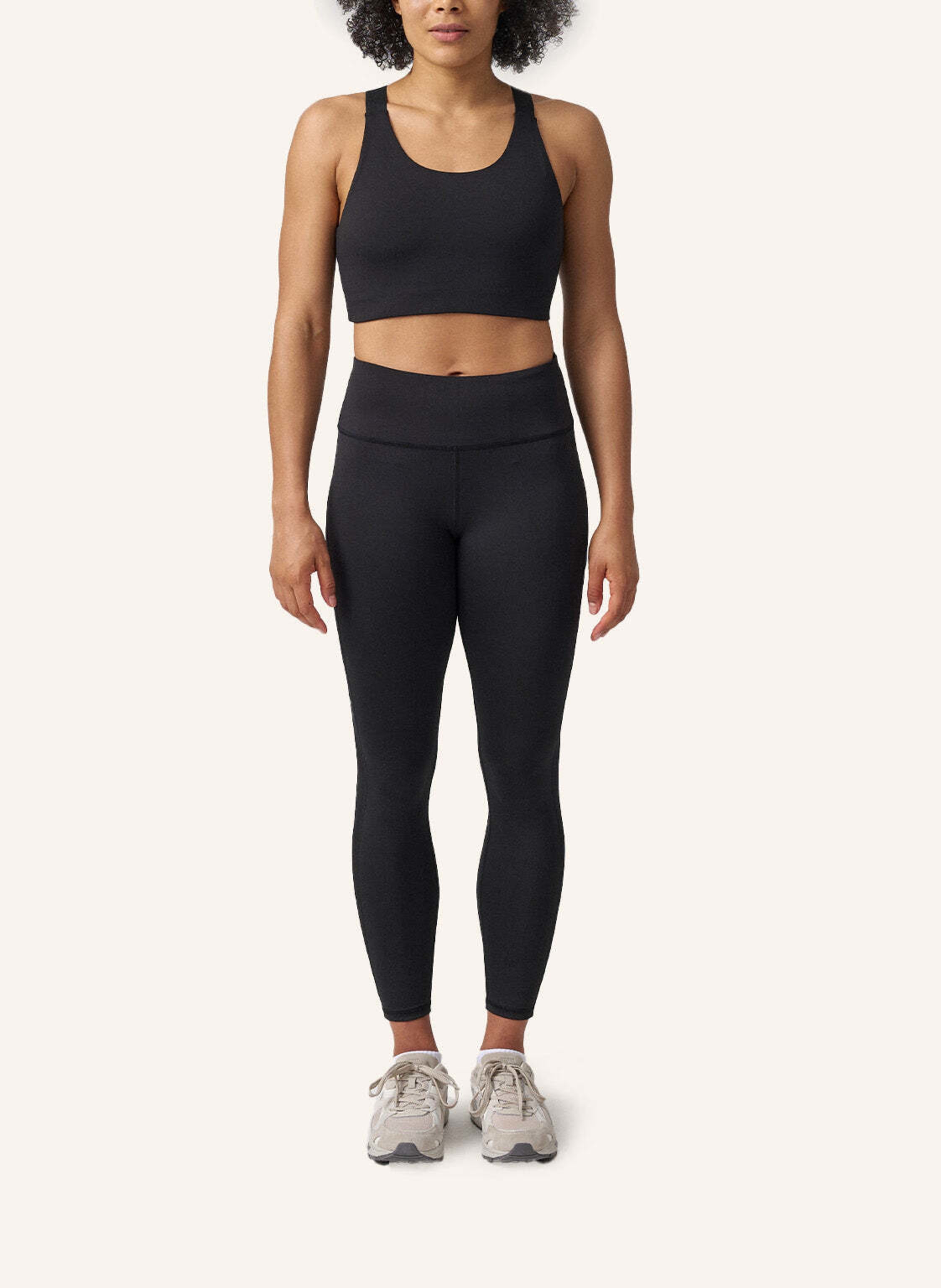 Thumbnail - Snocks High Waist Leggings Mesh schwarz