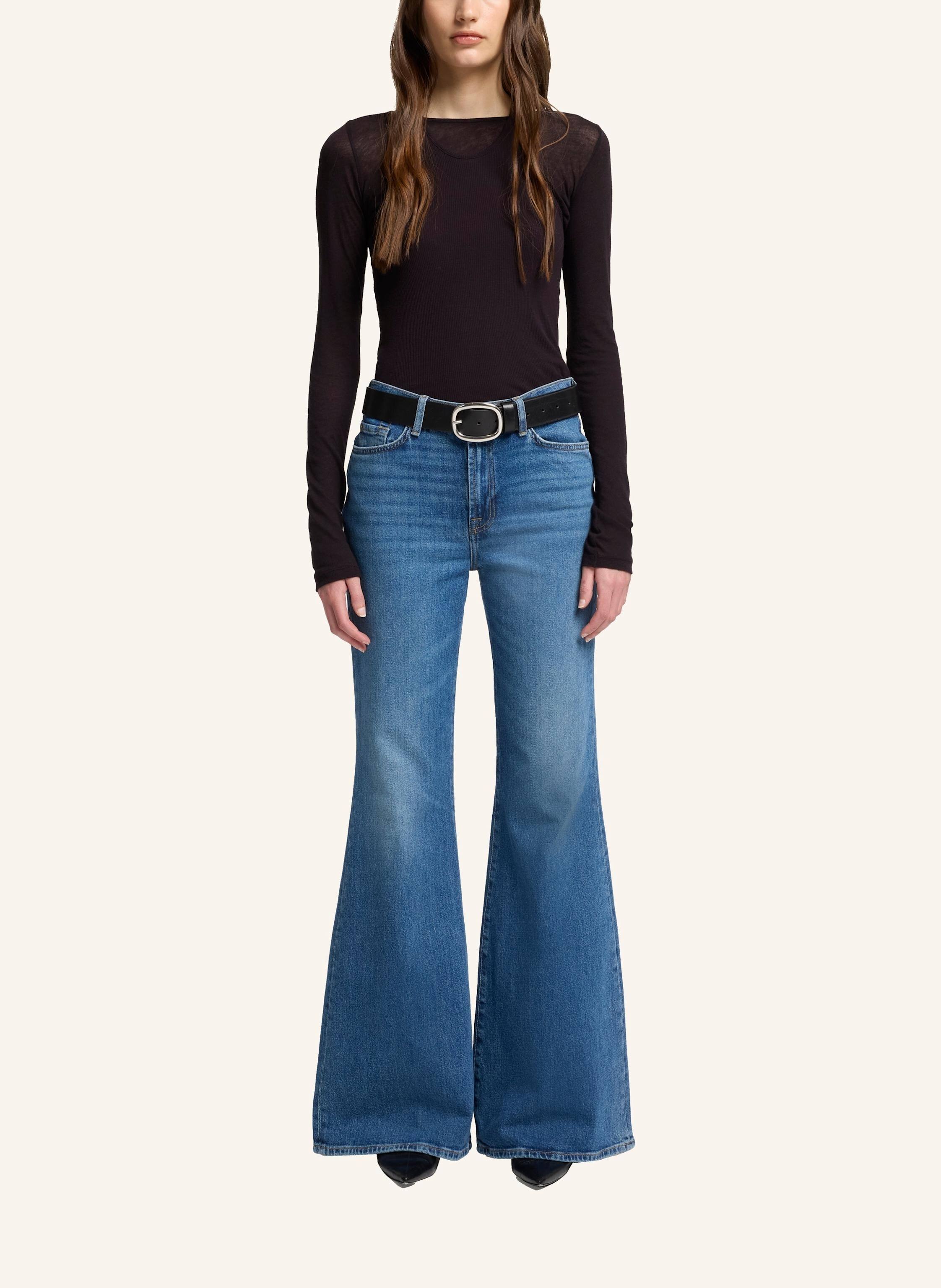 Thumbnail - 7 For All Mankind Jeans Retro Flare Flare Fit blau