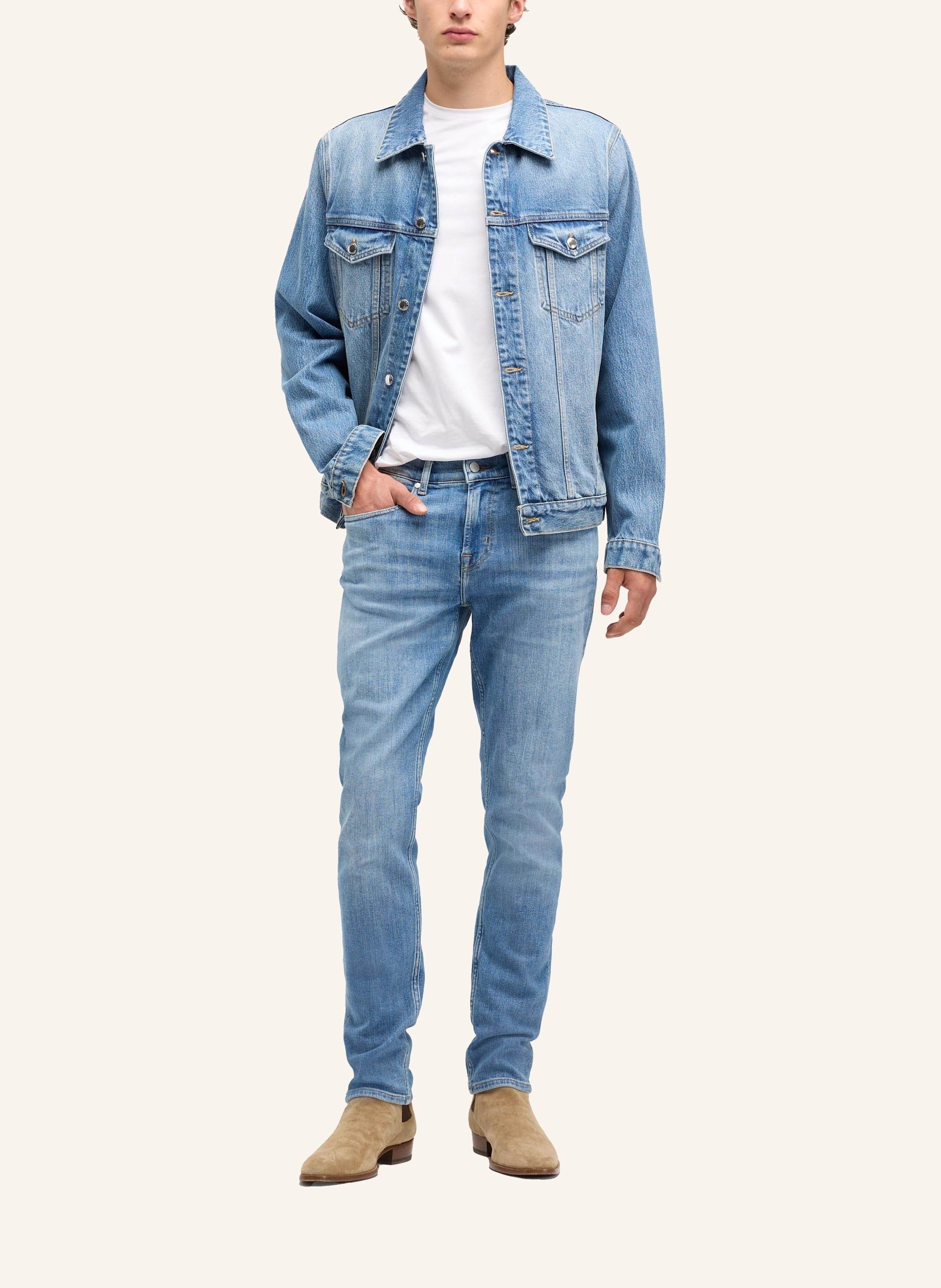 Thumbnail - 7 For All Mankind Perfect Jacket Jeansjacke blau