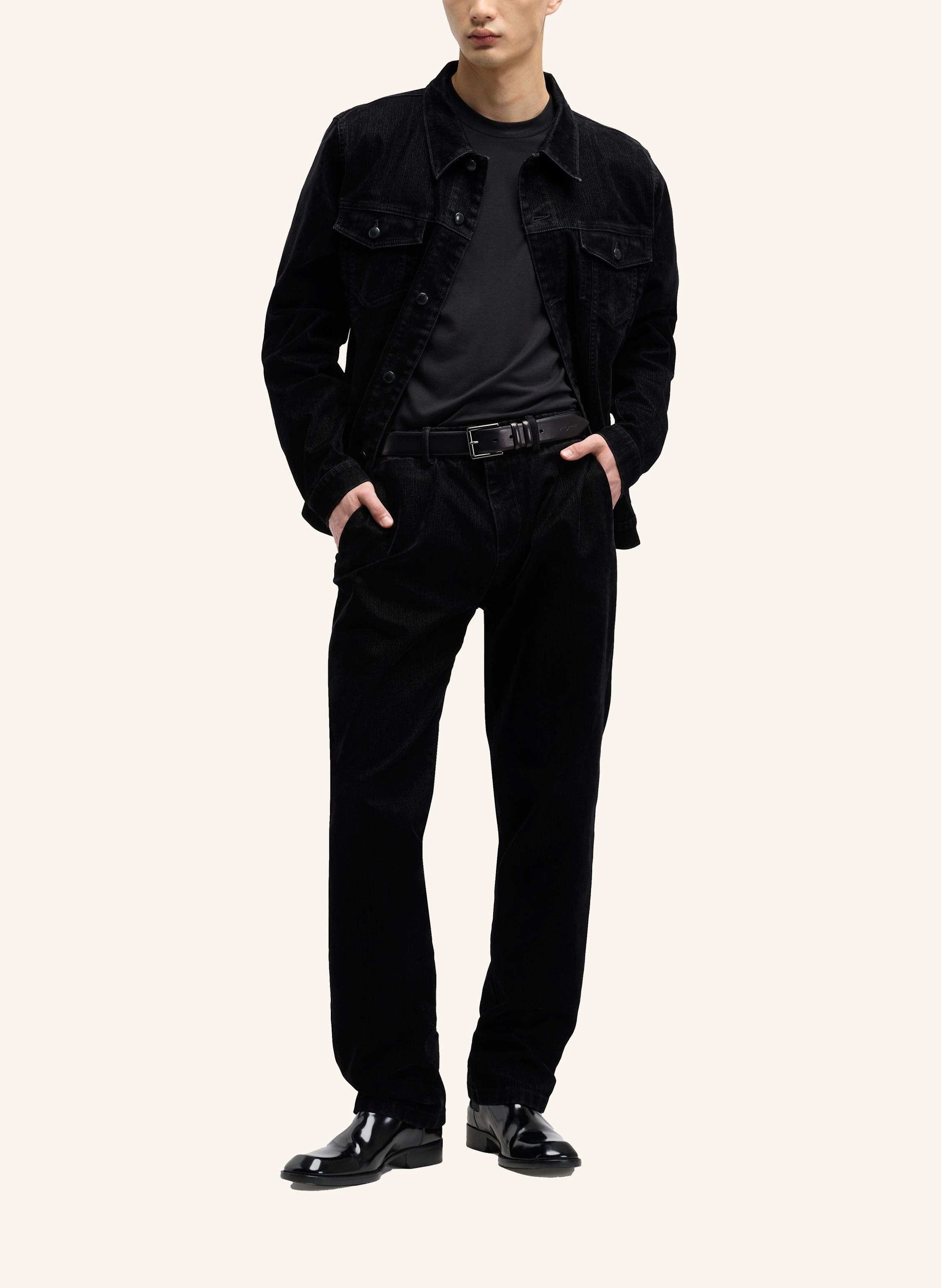 Thumbnail - 7 For All Mankind Perfect Jacket Jeansjacke schwarz