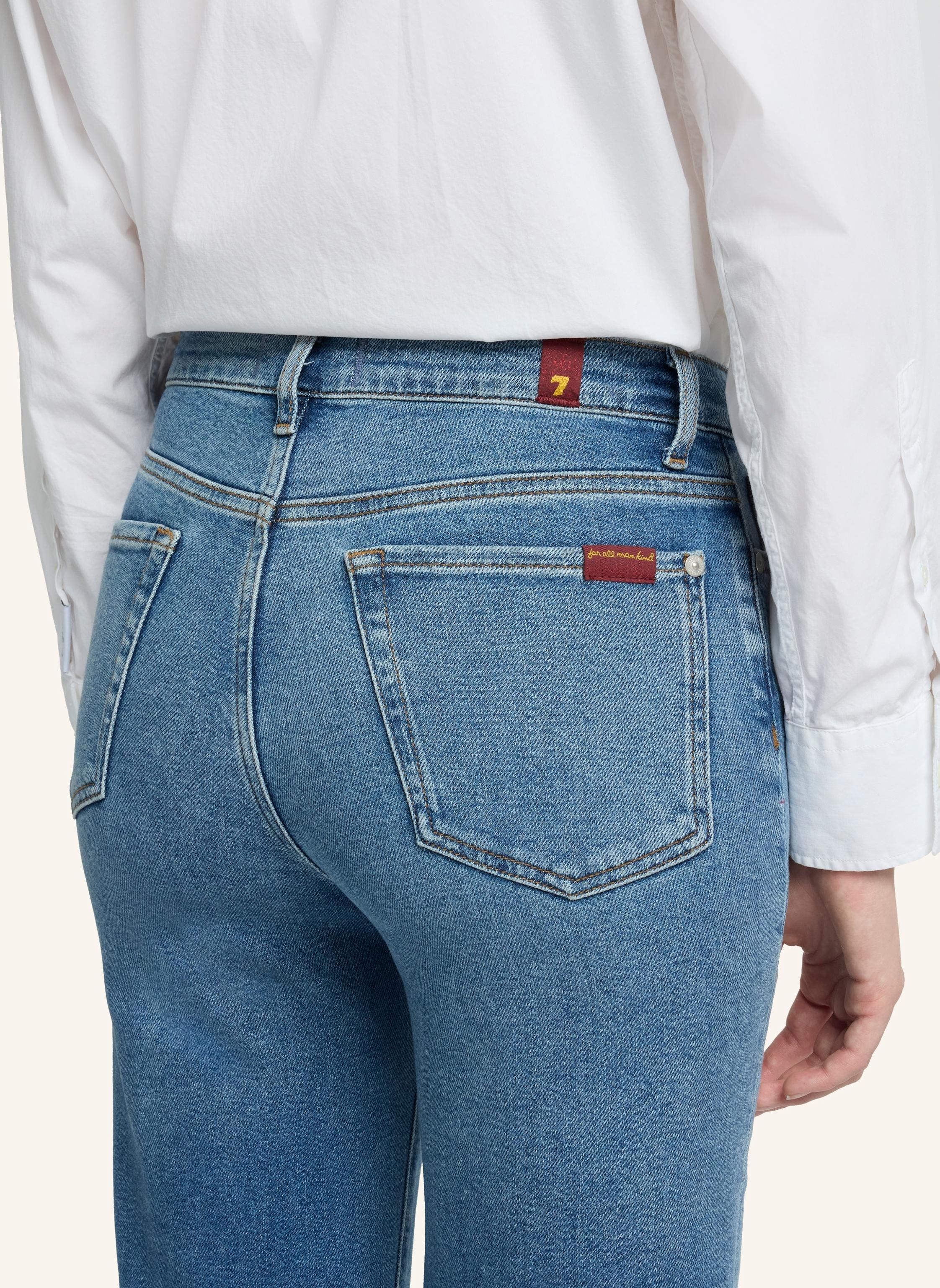 Thumbnail - 7 For All Mankind Jeans Flare Flare Fit blau