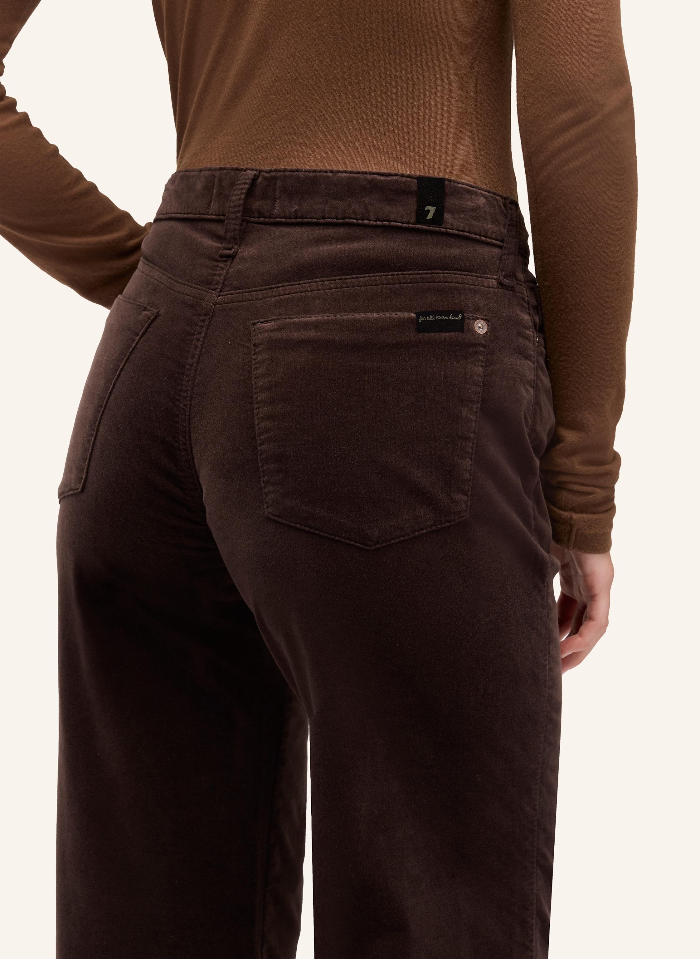 Thumbnail - 7 For All Mankind Jeans Retro Flare Flare Fit braun