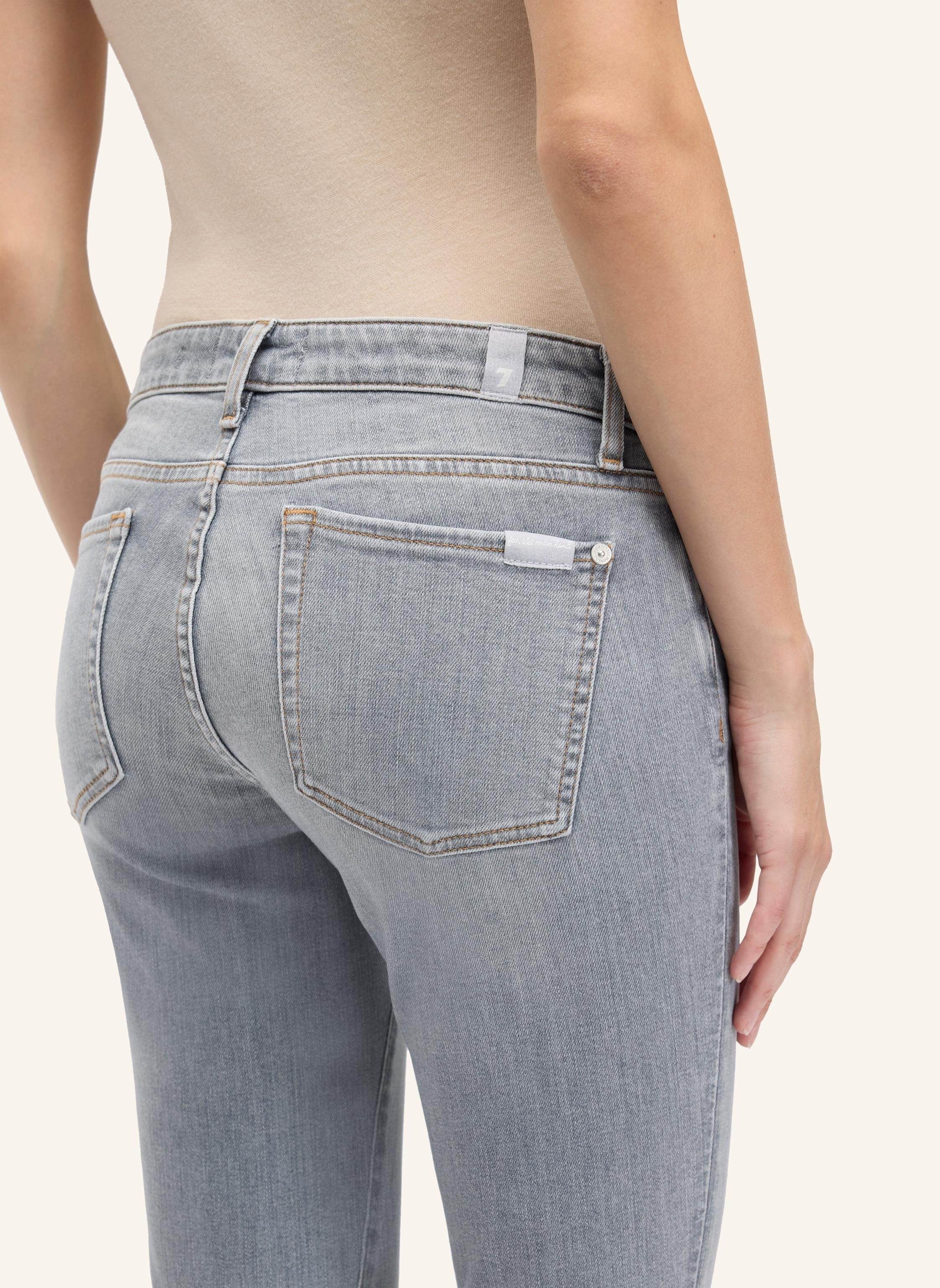 Thumbnail - 7 For All Mankind Jeans Low Skinny Skinny Fit grau