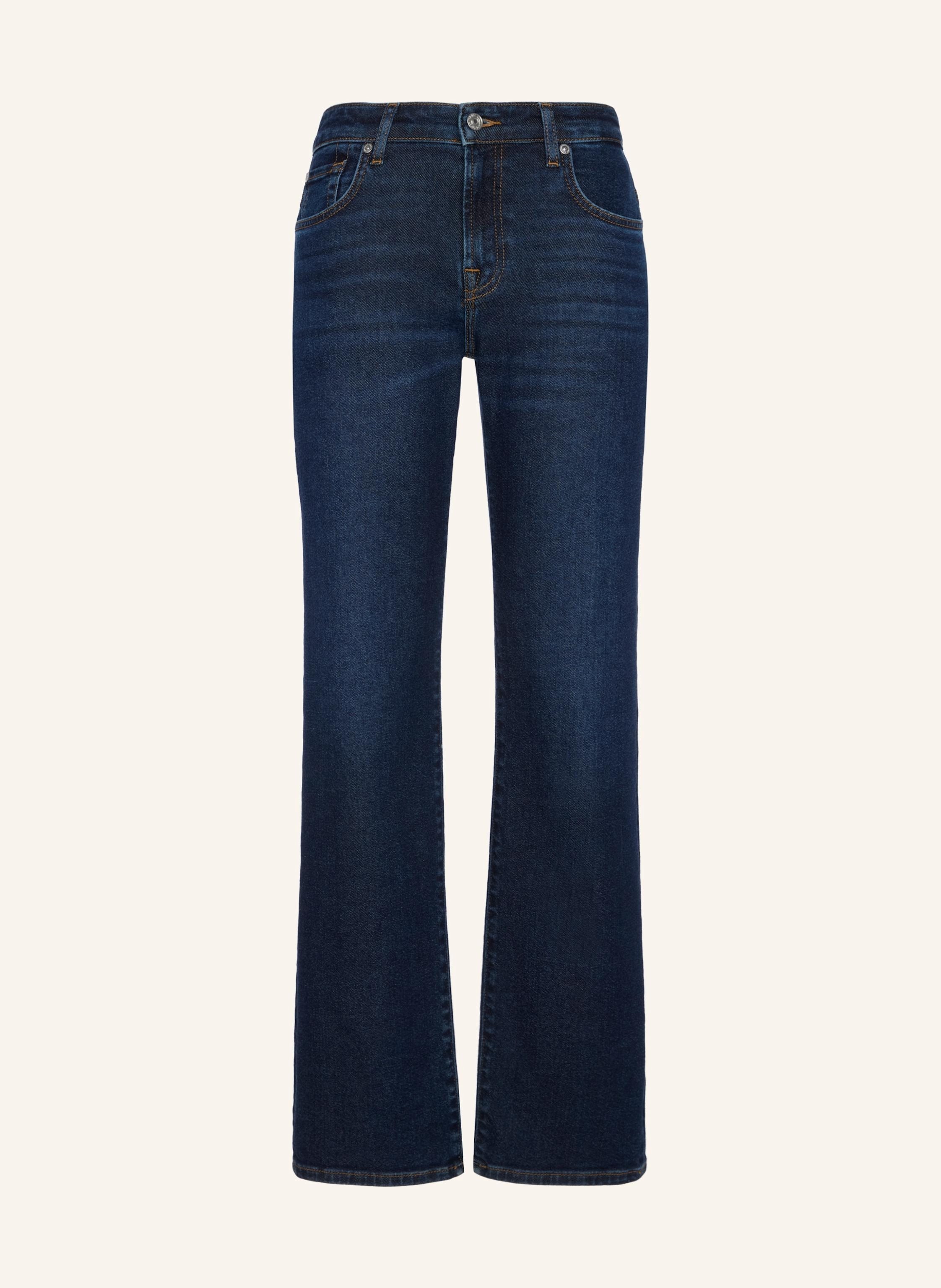 7 For All Mankind Straight Jeans Calie blau