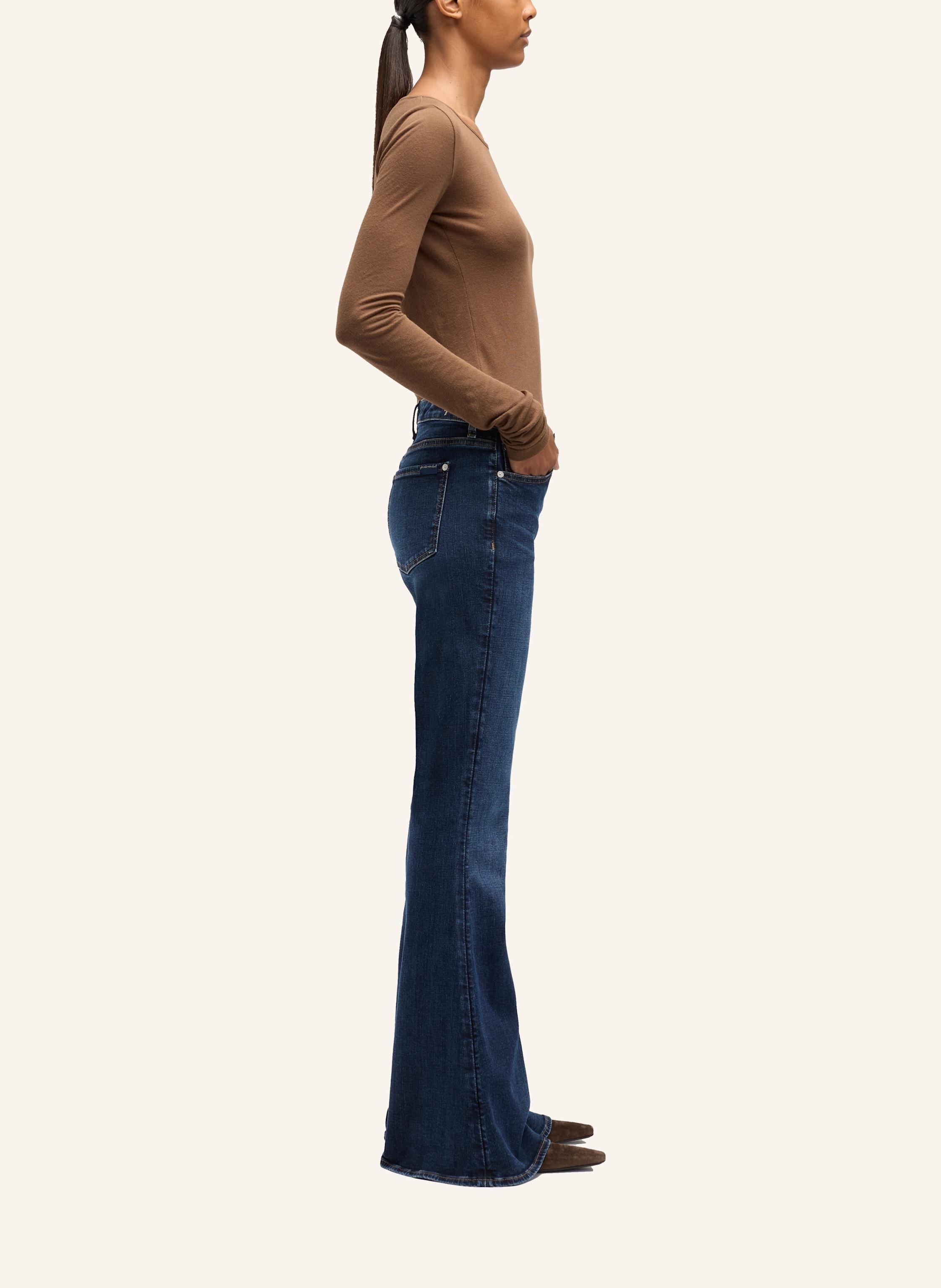 Thumbnail - 7 For All Mankind Jeans The Bell Flare Fit blau