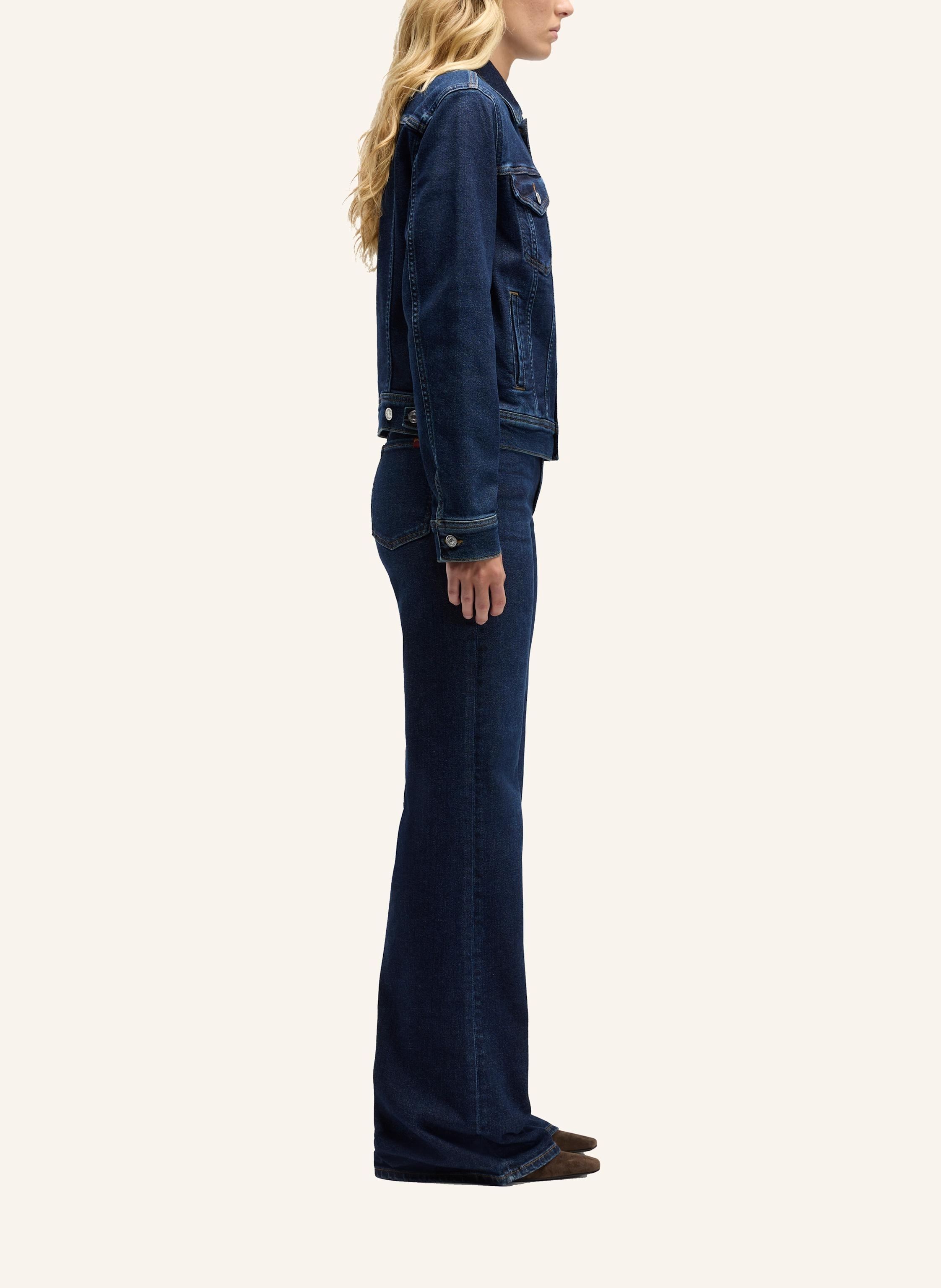 Thumbnail - 7 For All Mankind Adi Trucker Jeansjacke blau