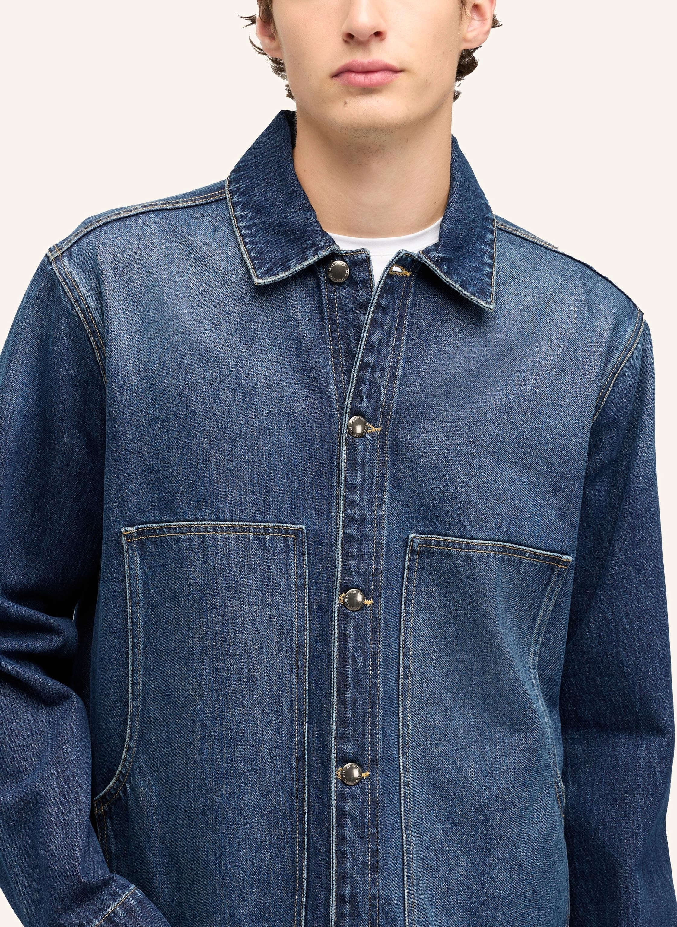 Thumbnail - 7 For All Mankind Blouson Jacket Jeansjacke blau