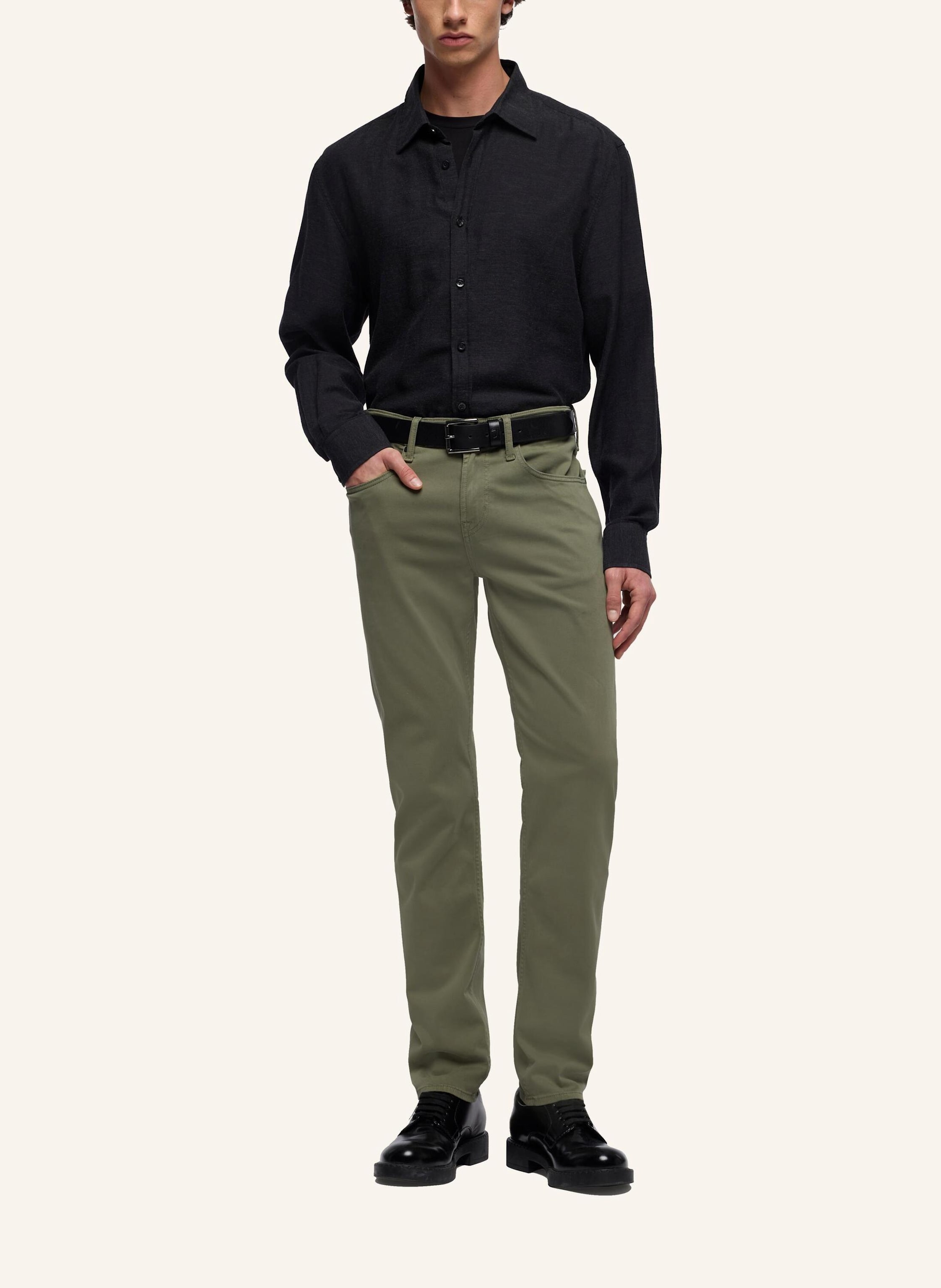 Thumbnail - 7 For All Mankind Jeans Slimmy Slim Fit gruen