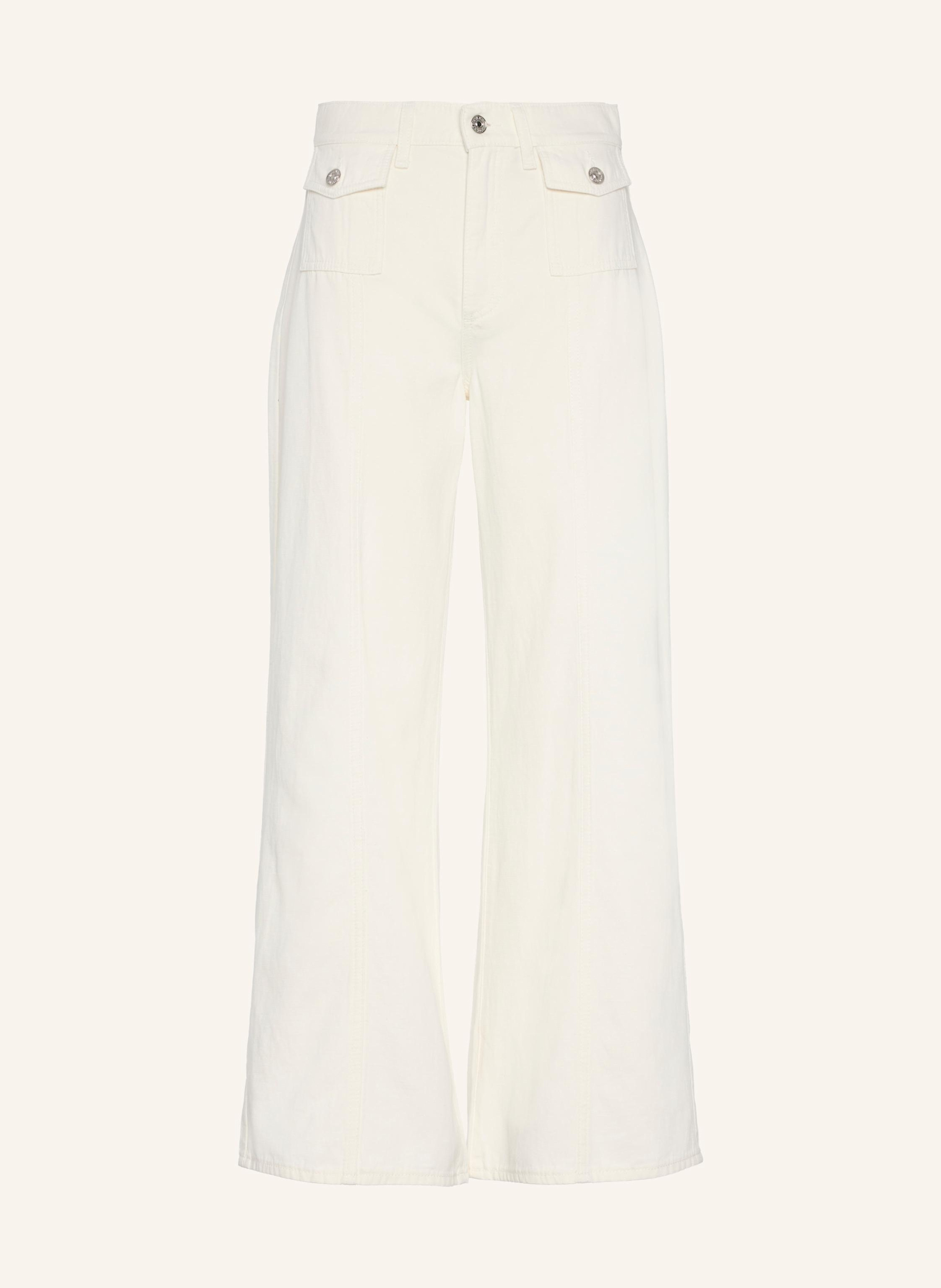 7 For All Mankind Jeans Wide Wide Fit weiss