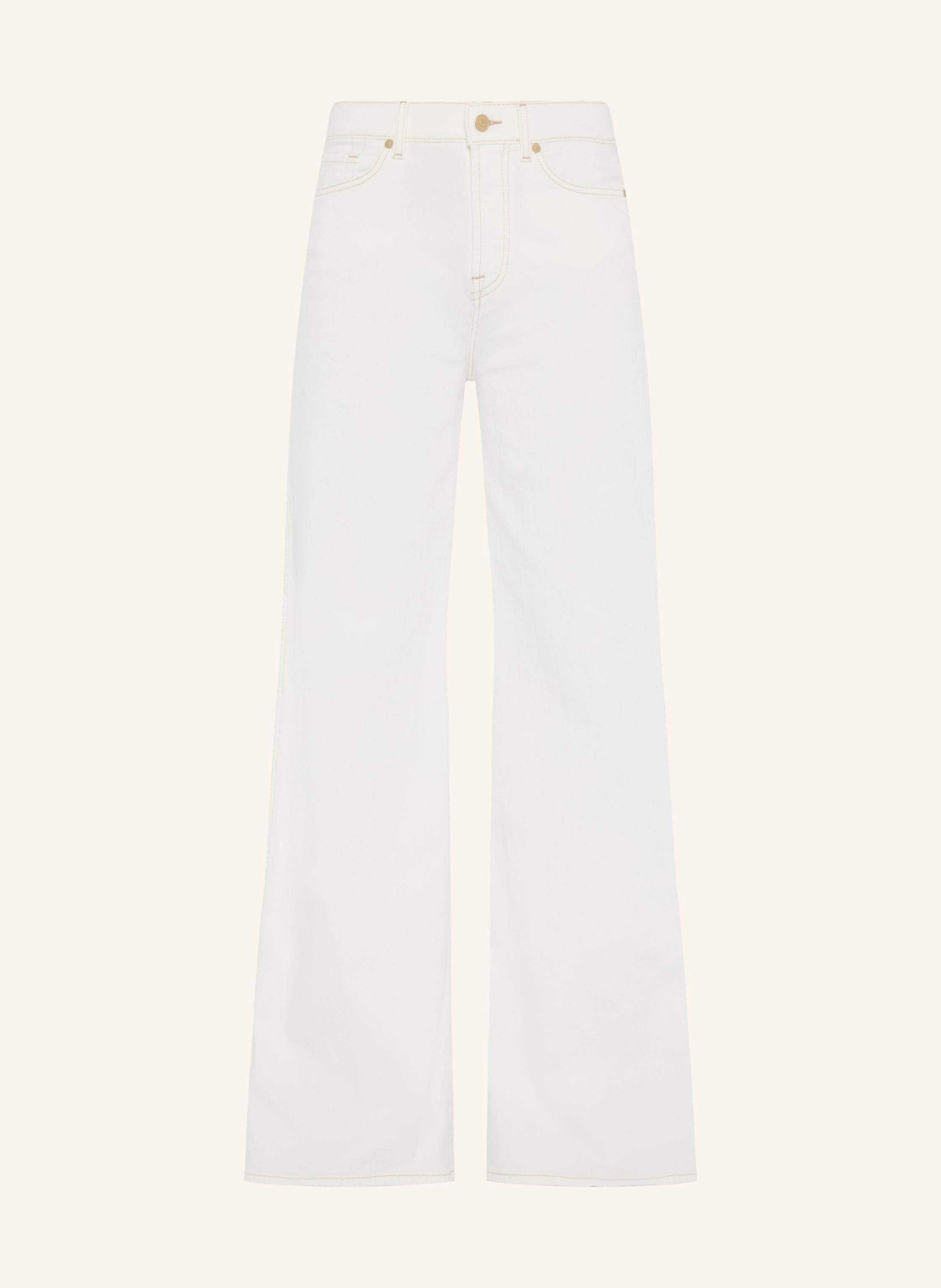 7 For All Mankind Jeans Wide Wide Fit weiss