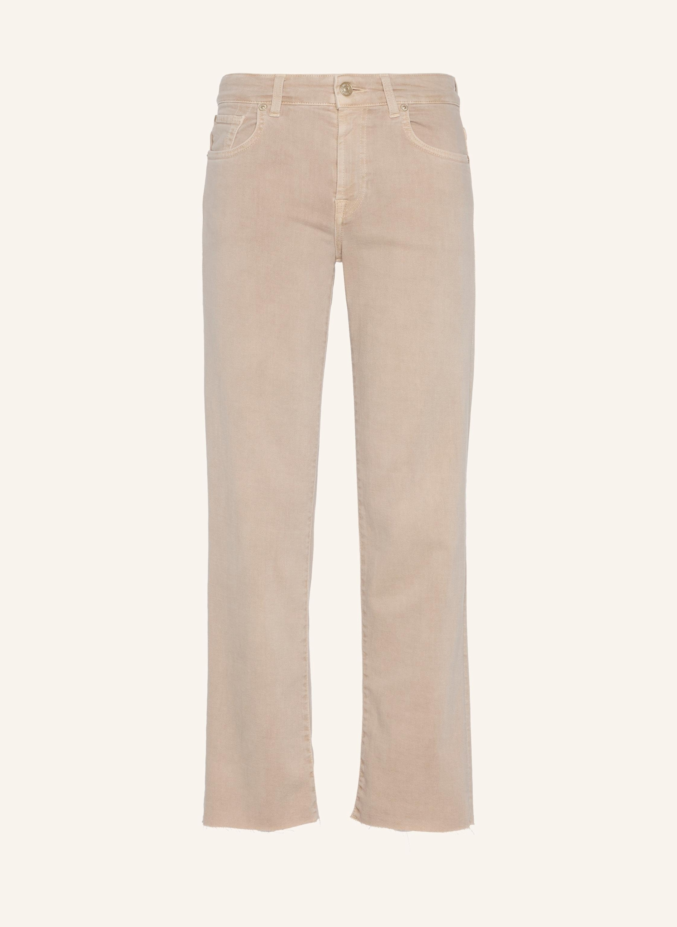 7 For All Mankind Straight Jeans Calie Straight Ankle beige
