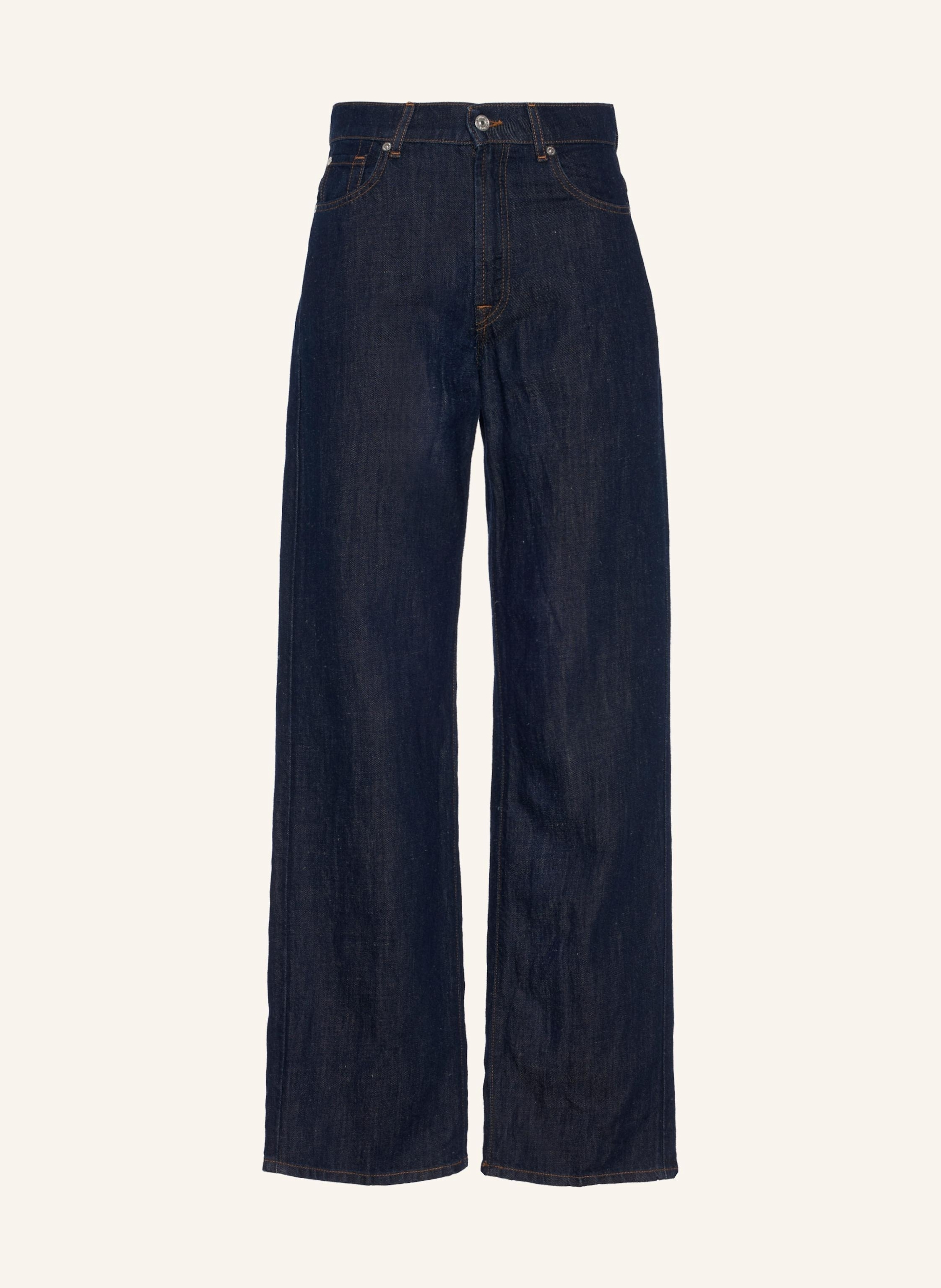 7 For All Mankind Jeans Straight Straight Fit blau