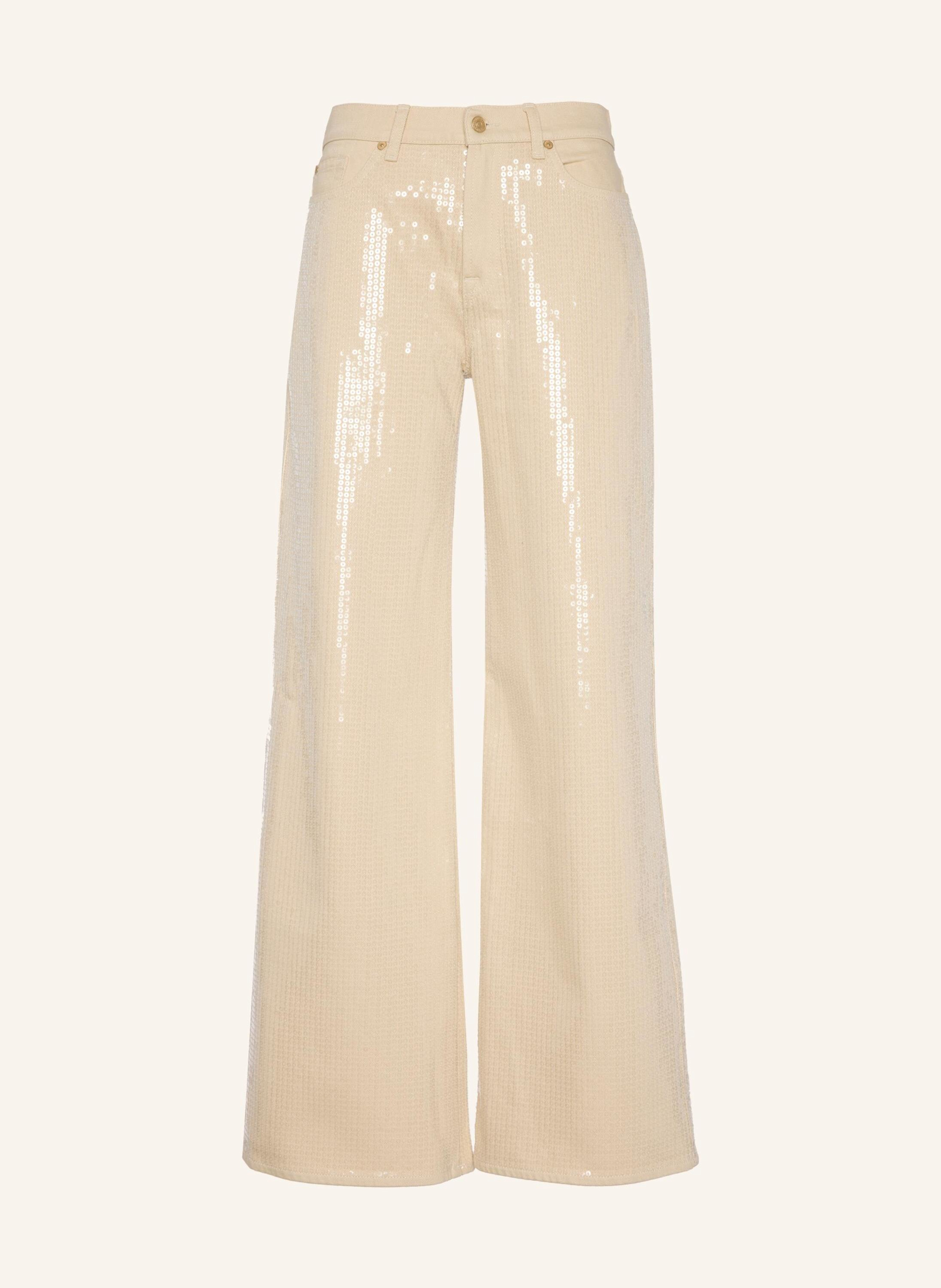 7 For All Mankind Jeans Lotta Wide Fit weiss