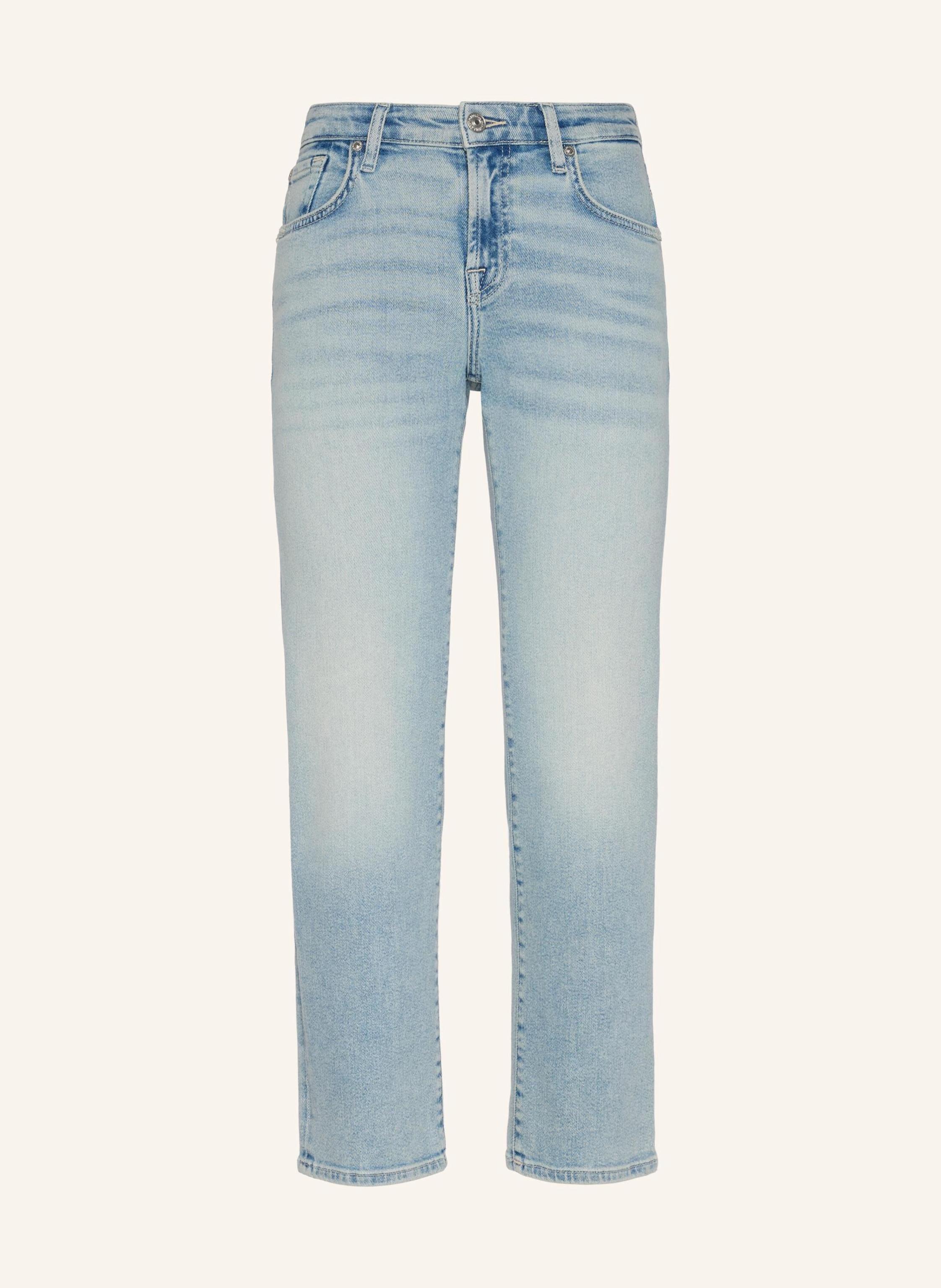 7 For All Mankind Straight Jeans Calie Straight Ankle blau