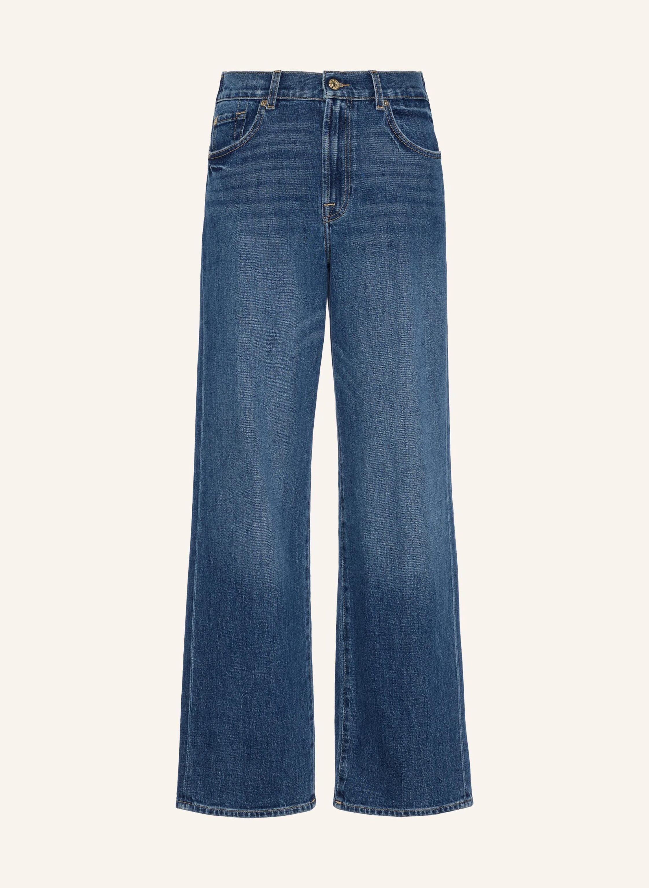 7 For All Mankind Jeans Darts Stovepipe Straight Straight Fit blau