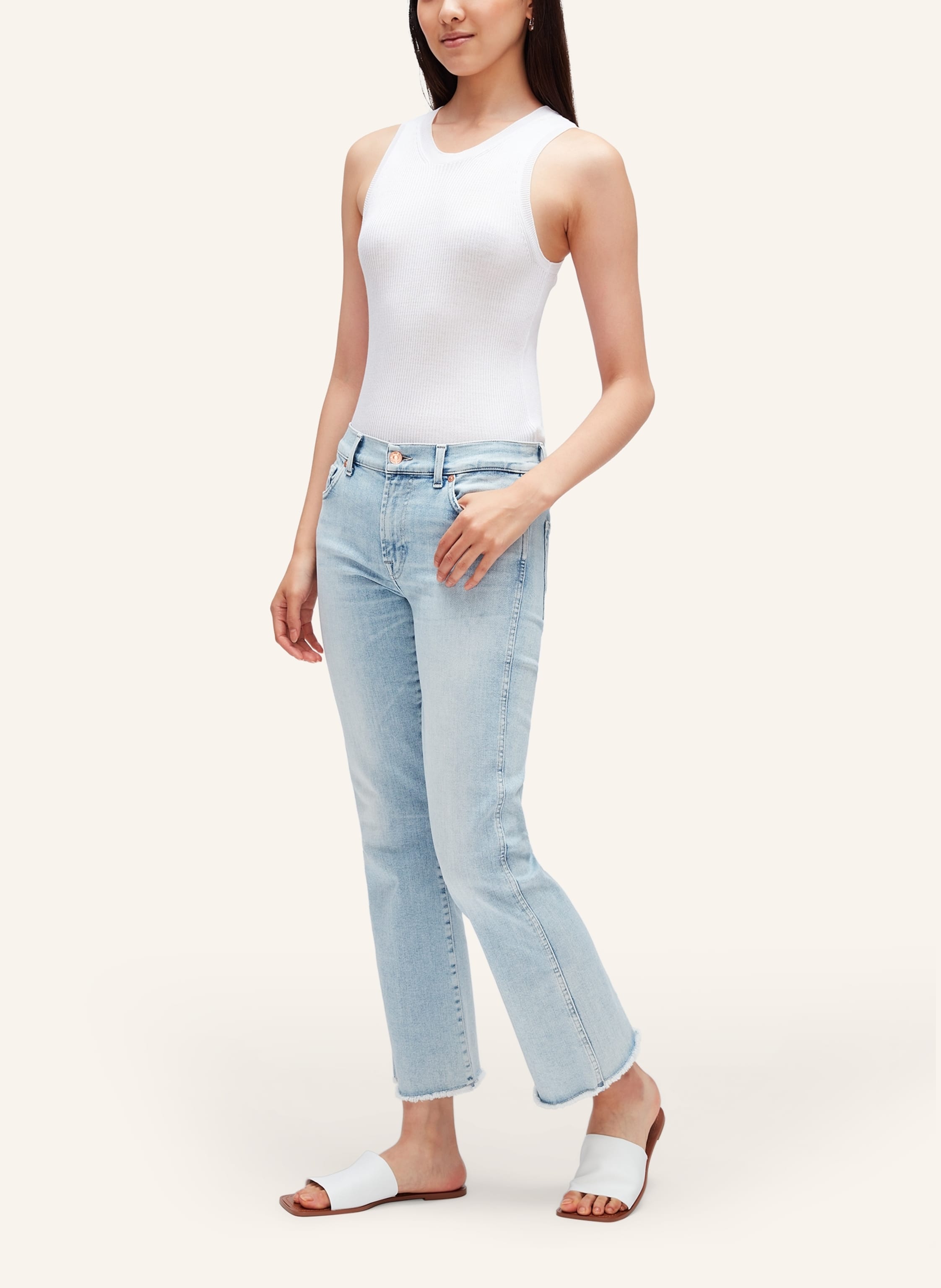Thumbnail - 7 For All Mankind Jeans Ankle Boot Bootcut Fit blau