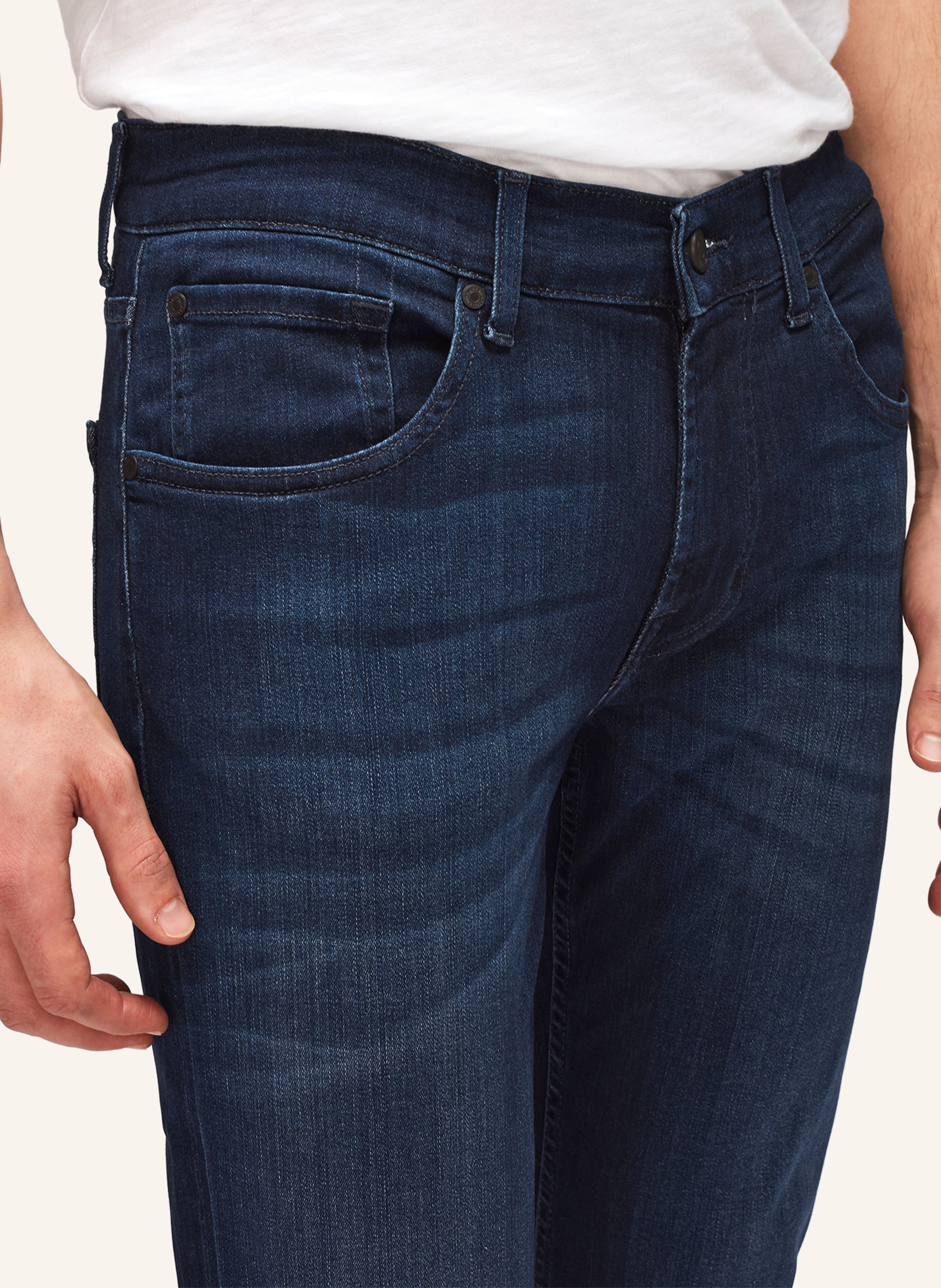 Thumbnail - 7 For All Mankind Jeans Slimmy Tapered Slim Fit blau